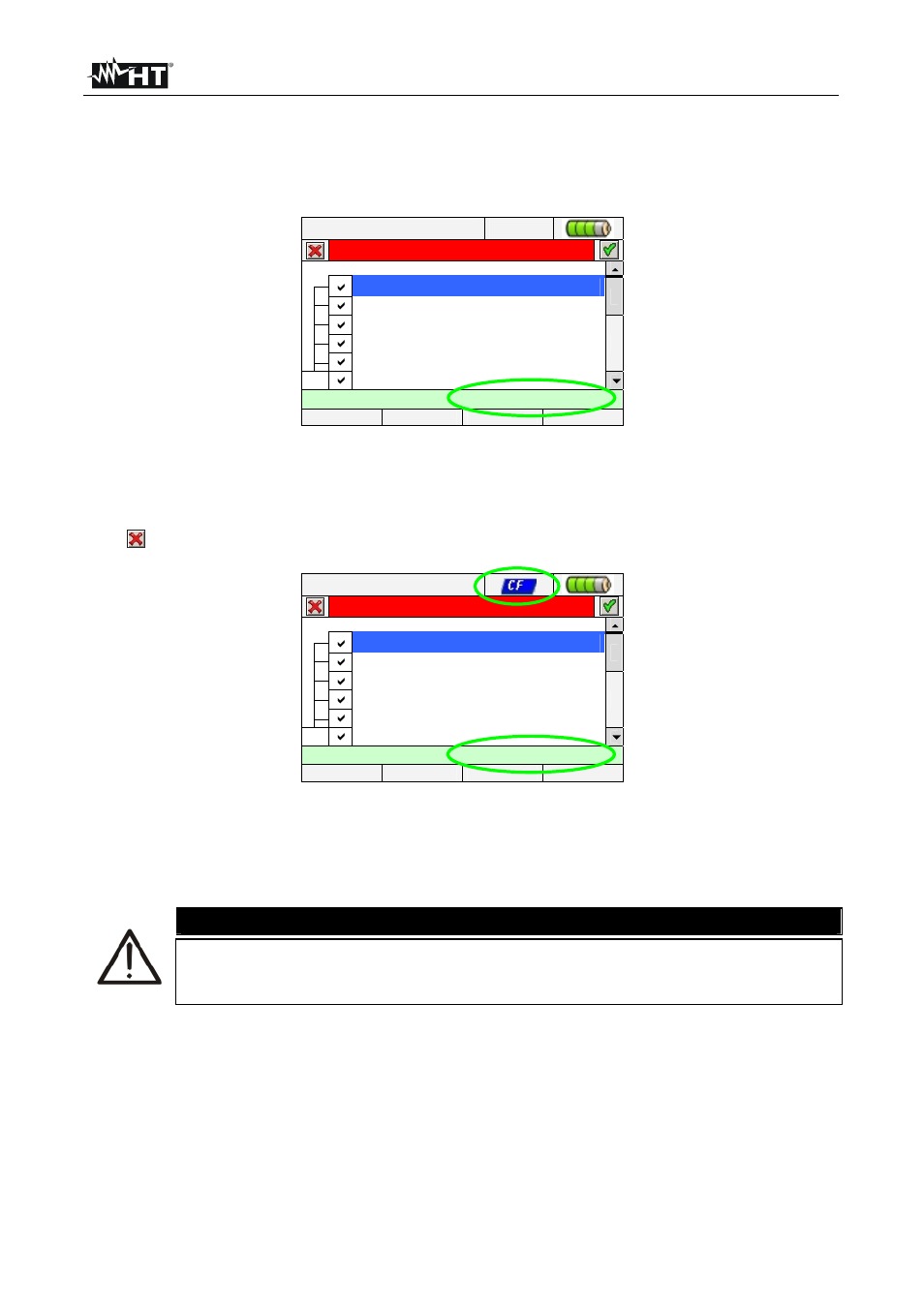 Caution | HT instruments SOLAR300N User Manual | Page 145 / 204