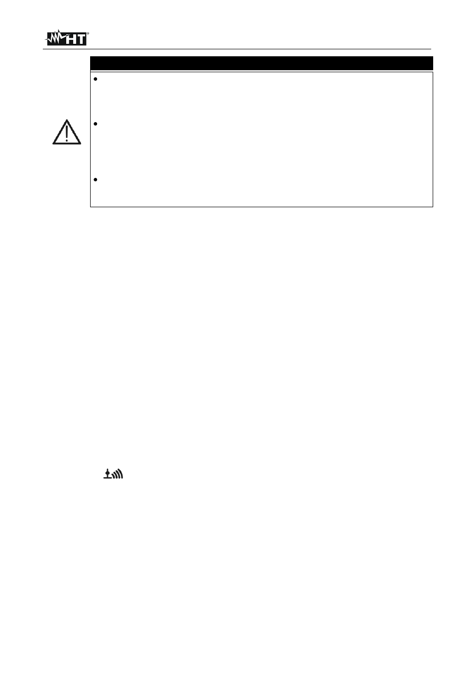 Caution | HT instruments SOLAR300N User Manual | Page 158 / 204