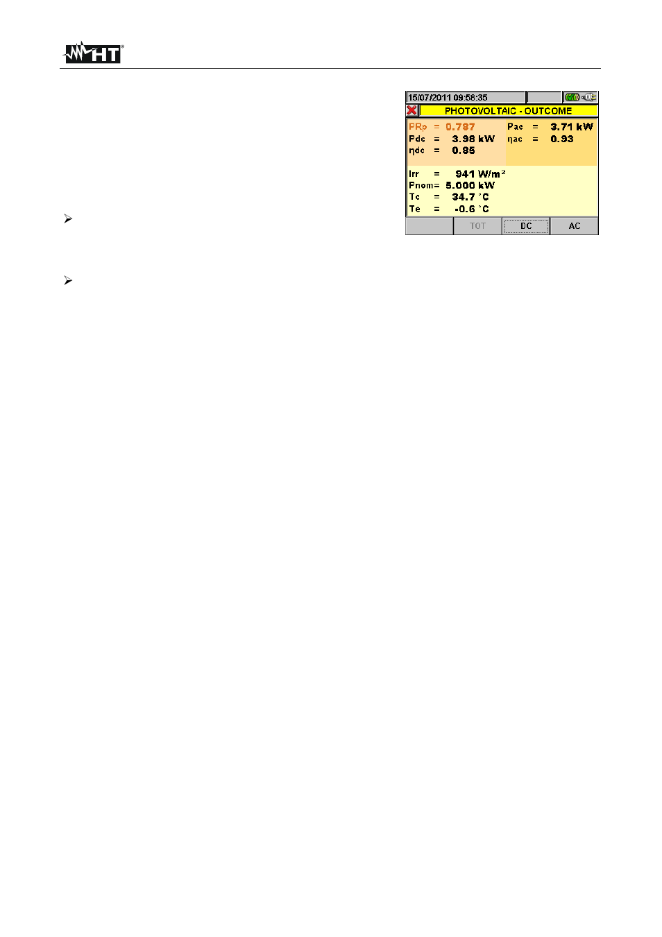 HT instruments SOLAR300N User Manual | Page 162 / 204
