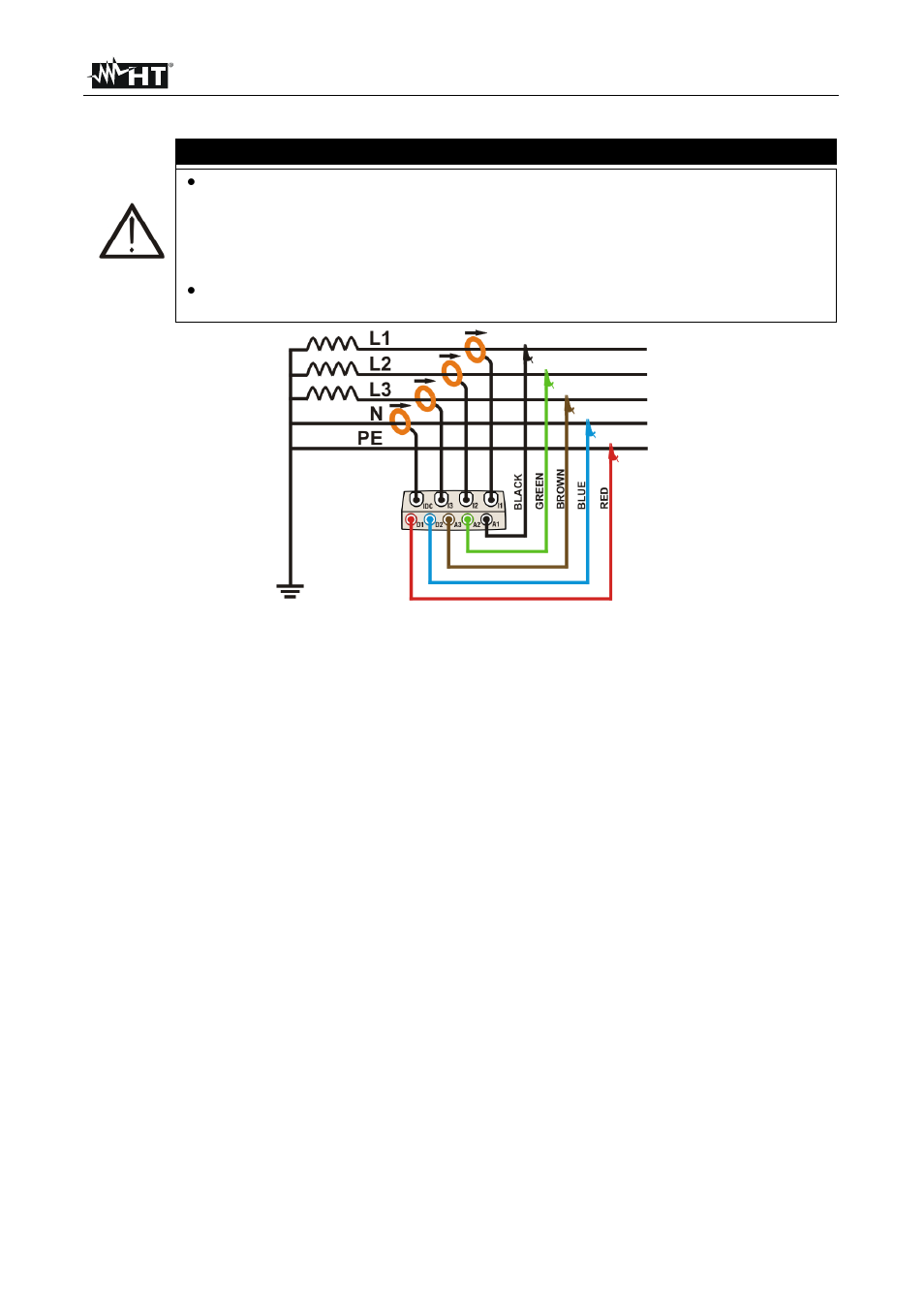 Caution | HT instruments SOLAR300N User Manual | Page 177 / 204