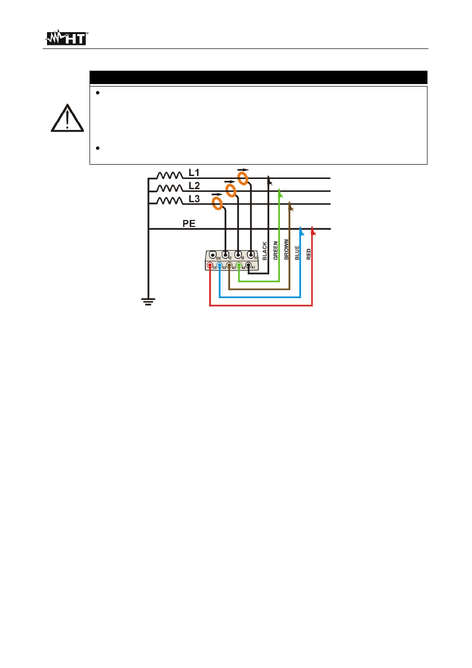 Caution | HT instruments SOLAR300N User Manual | Page 178 / 204