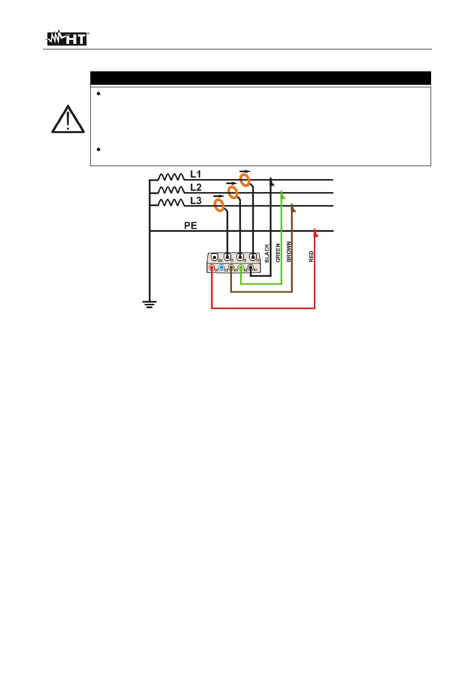 Caution | HT instruments SOLAR300N User Manual | Page 179 / 204