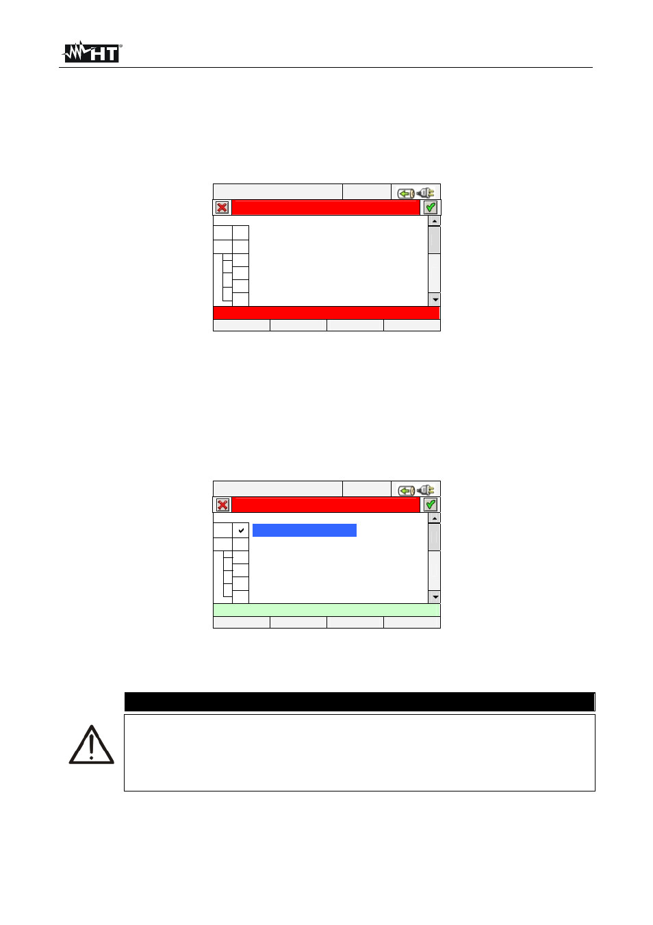 Caution | HT instruments SOLAR300N User Manual | Page 67 / 204
