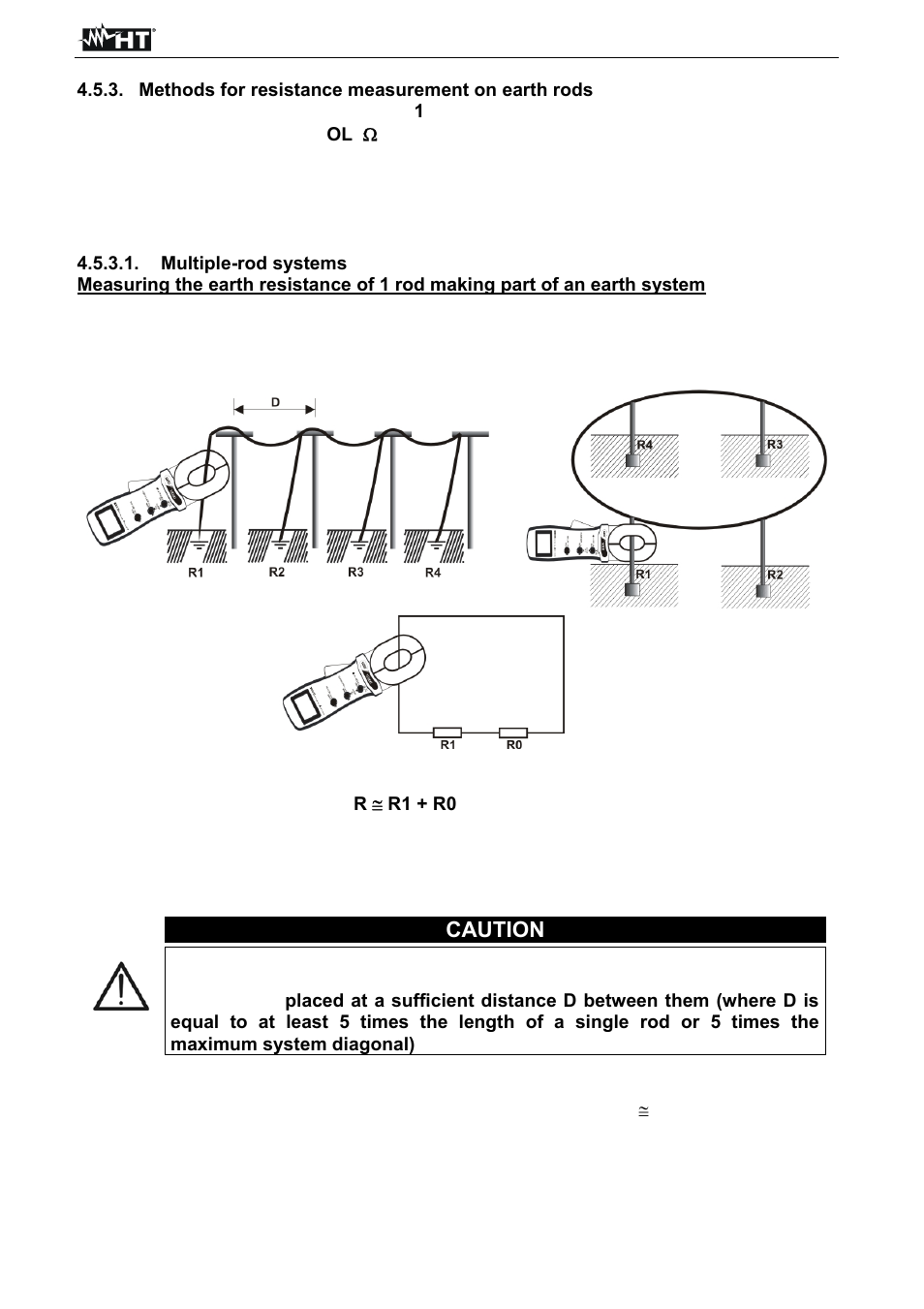 Caution | HT instruments T2100 User Manual | Page 12 / 28