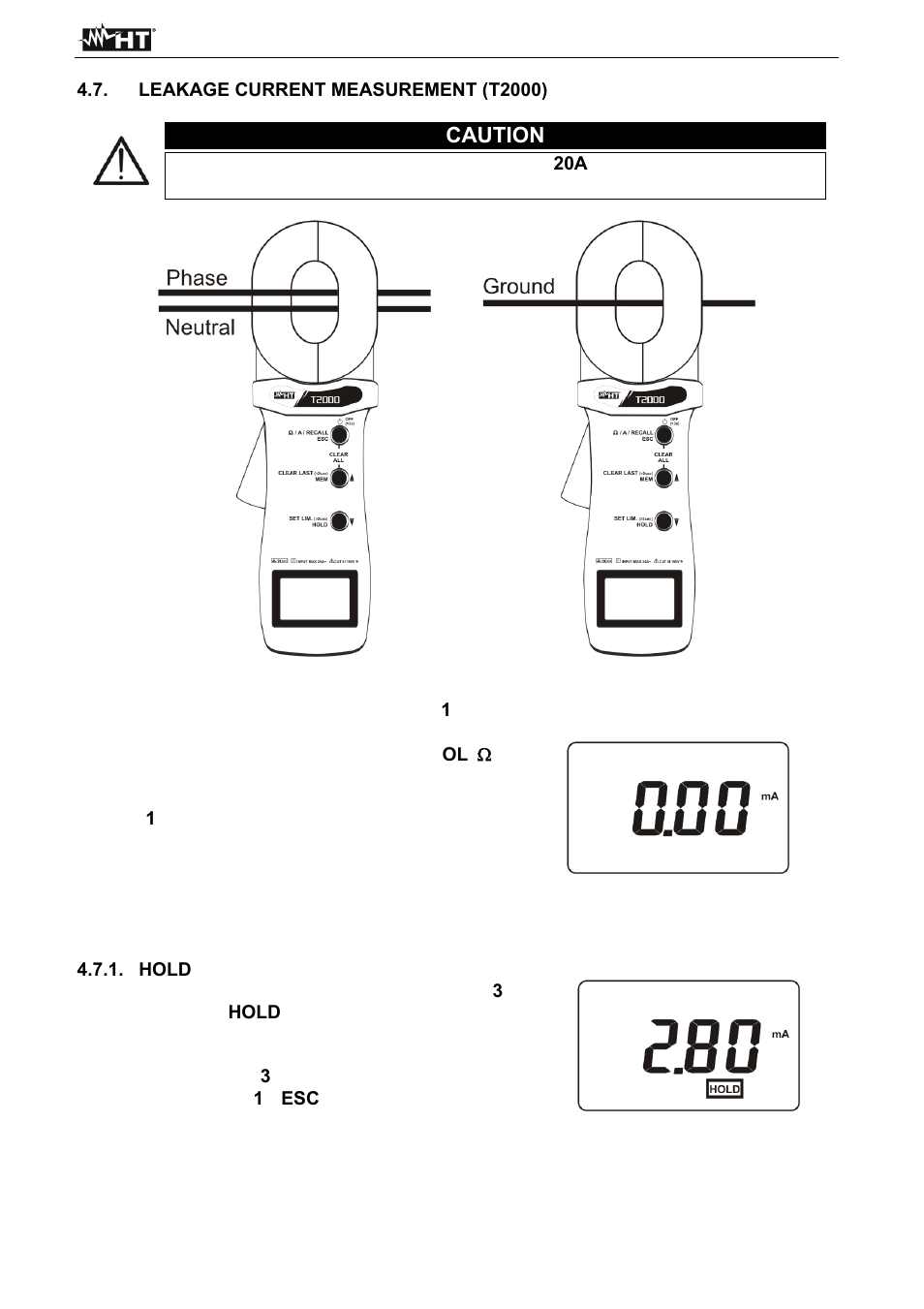 HT instruments T2100 User Manual | Page 19 / 28