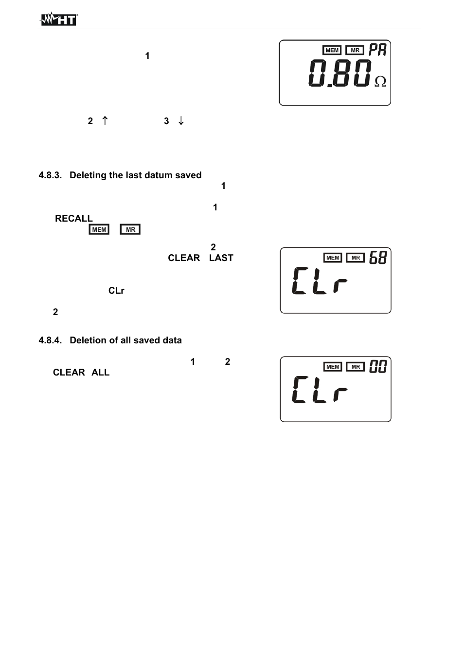 HT instruments T2100 User Manual | Page 22 / 28