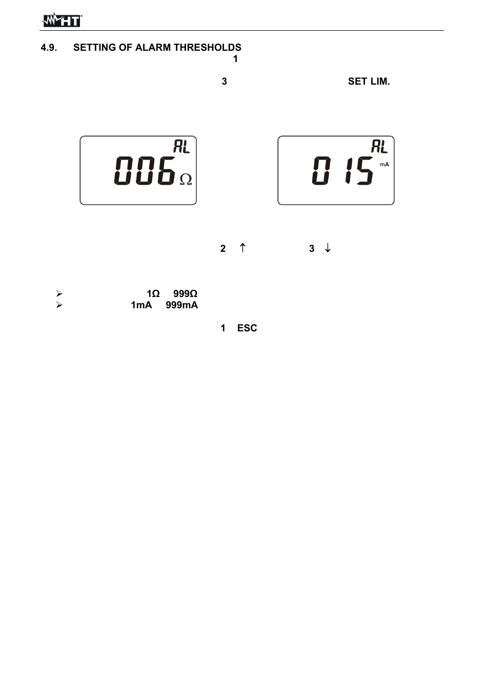 HT instruments T2100 User Manual | Page 23 / 28