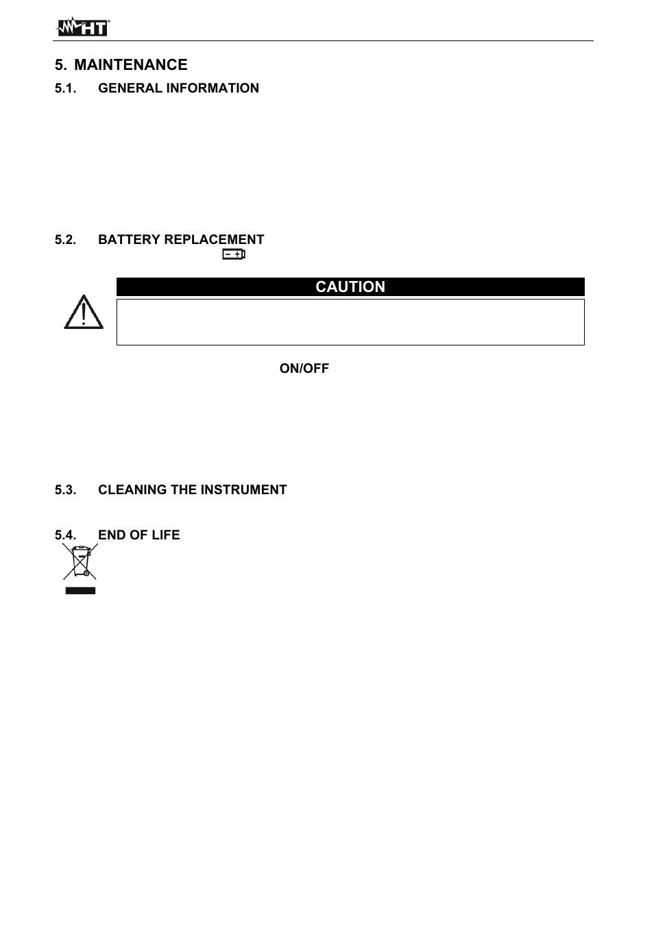 HT instruments T2100 User Manual | Page 25 / 28