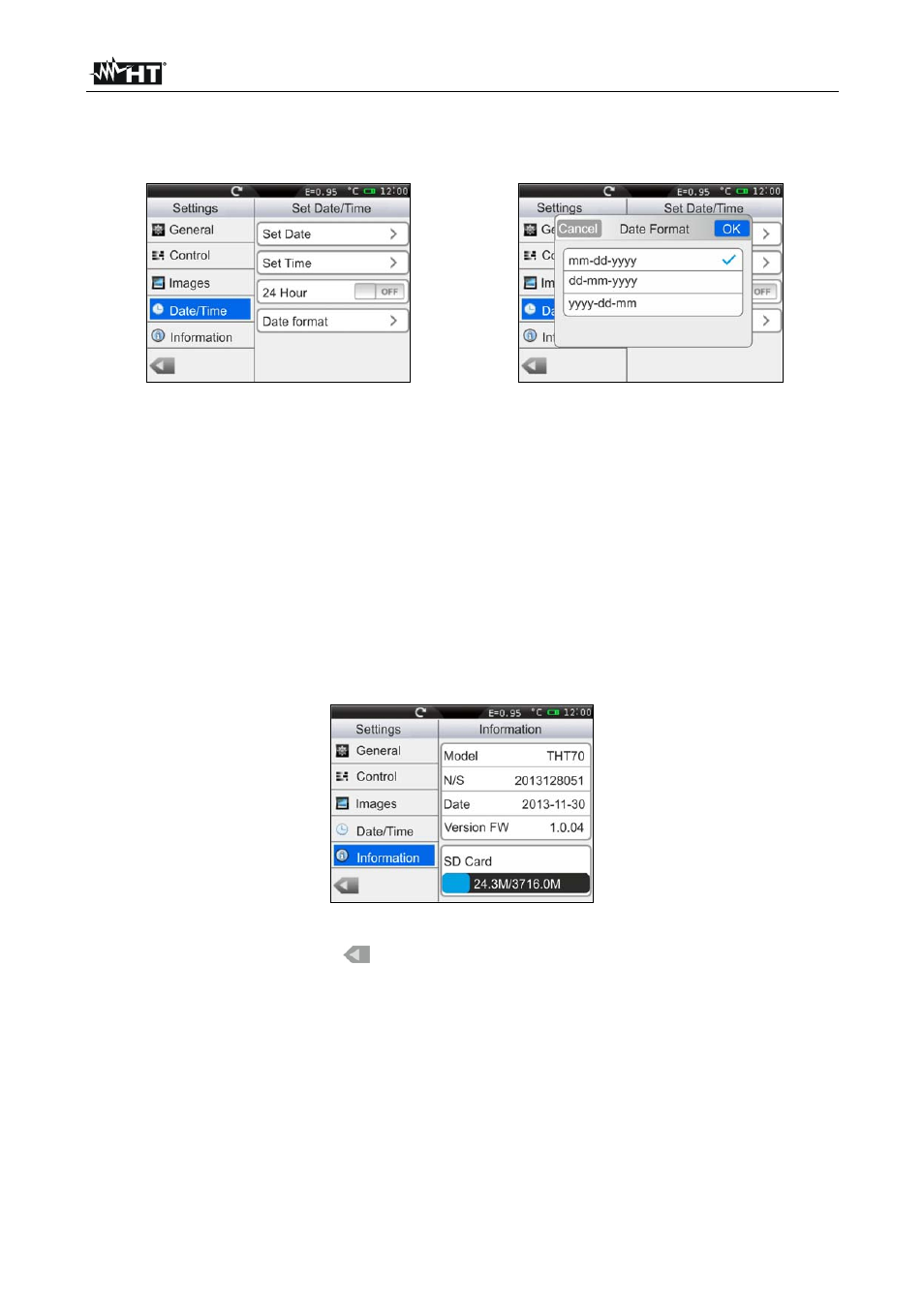 HT instruments THT70 User Manual | Page 20 / 56