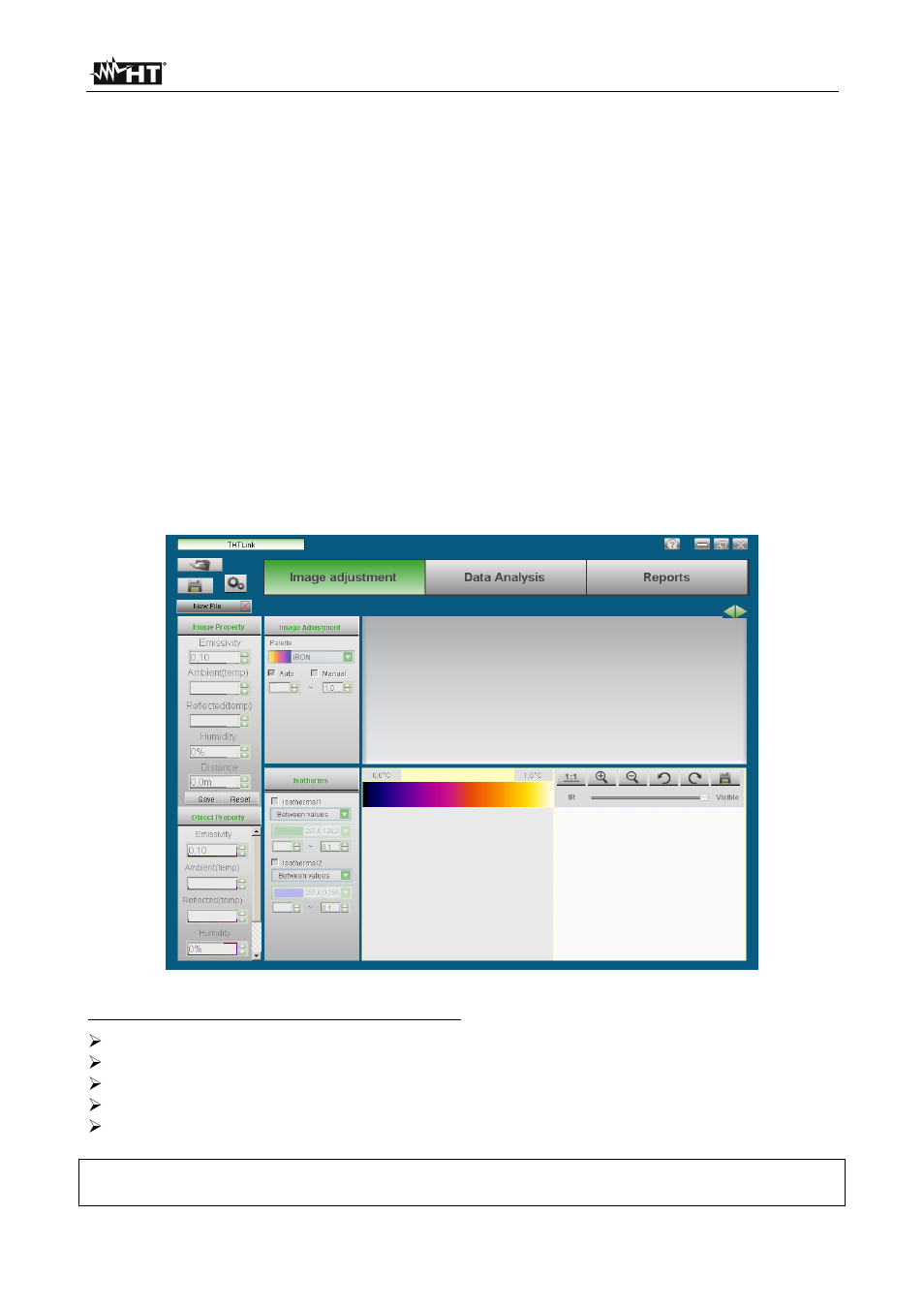 6 using the thtlink software | HT instruments THT70 User Manual | Page 49 / 56