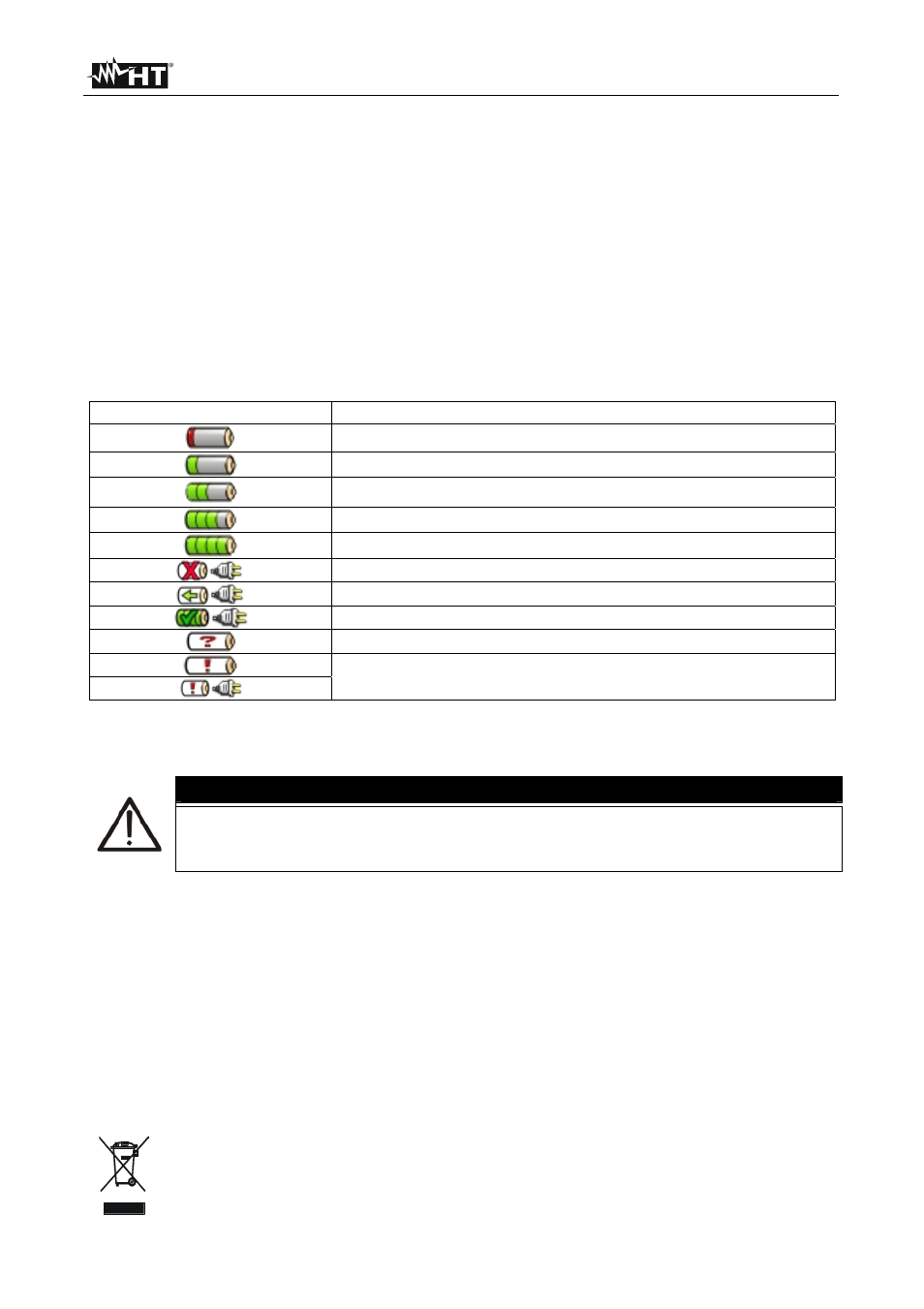 Maintenance, Caution | HT instruments VEGA78 User Manual | Page 112 / 128