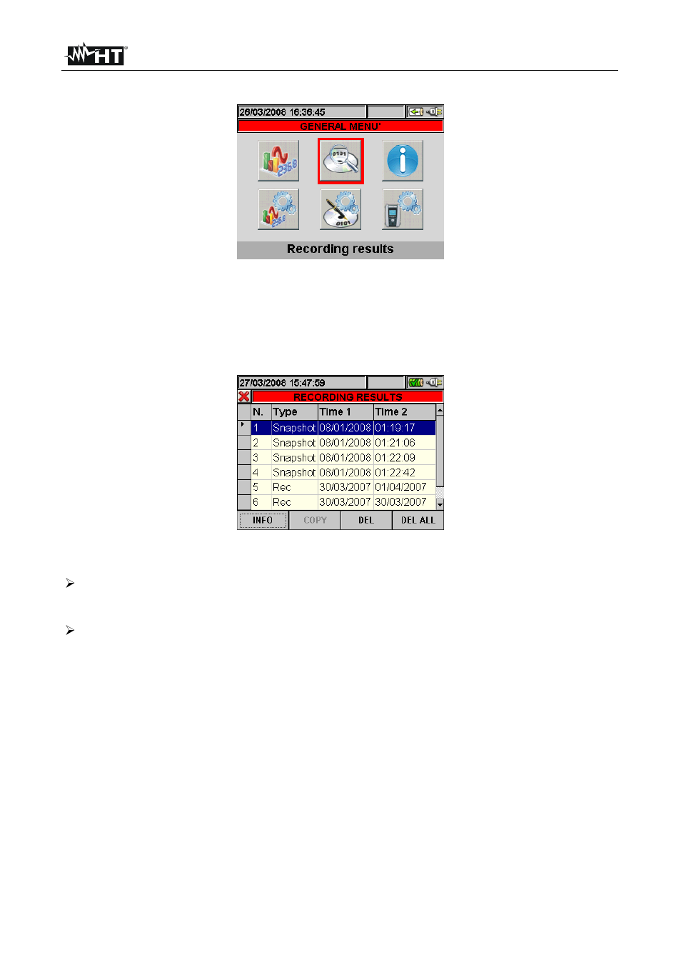 HT instruments VEGA78 User Manual | Page 64 / 128