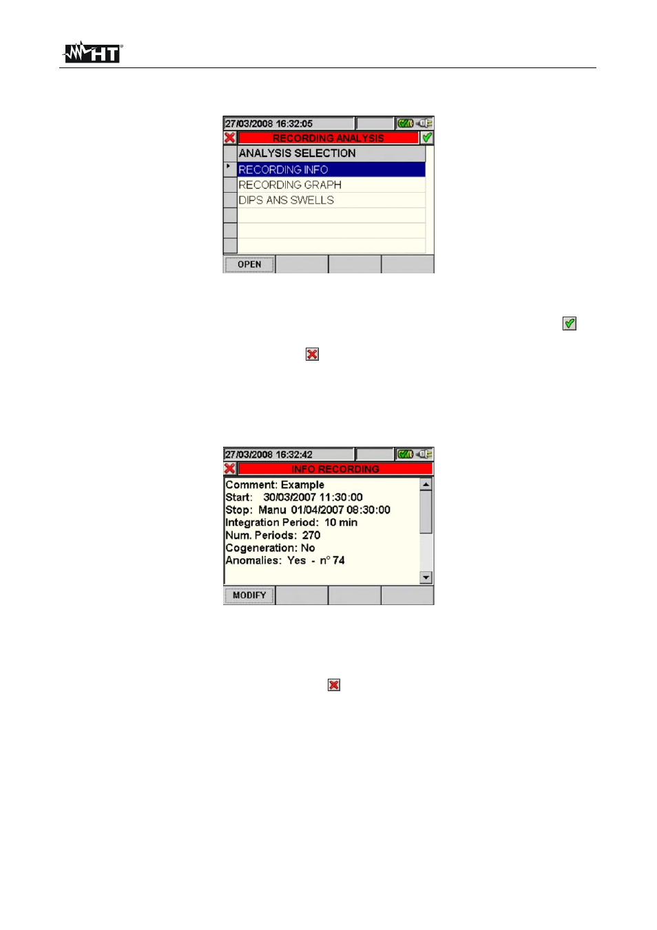 HT instruments VEGA78 User Manual | Page 65 / 128