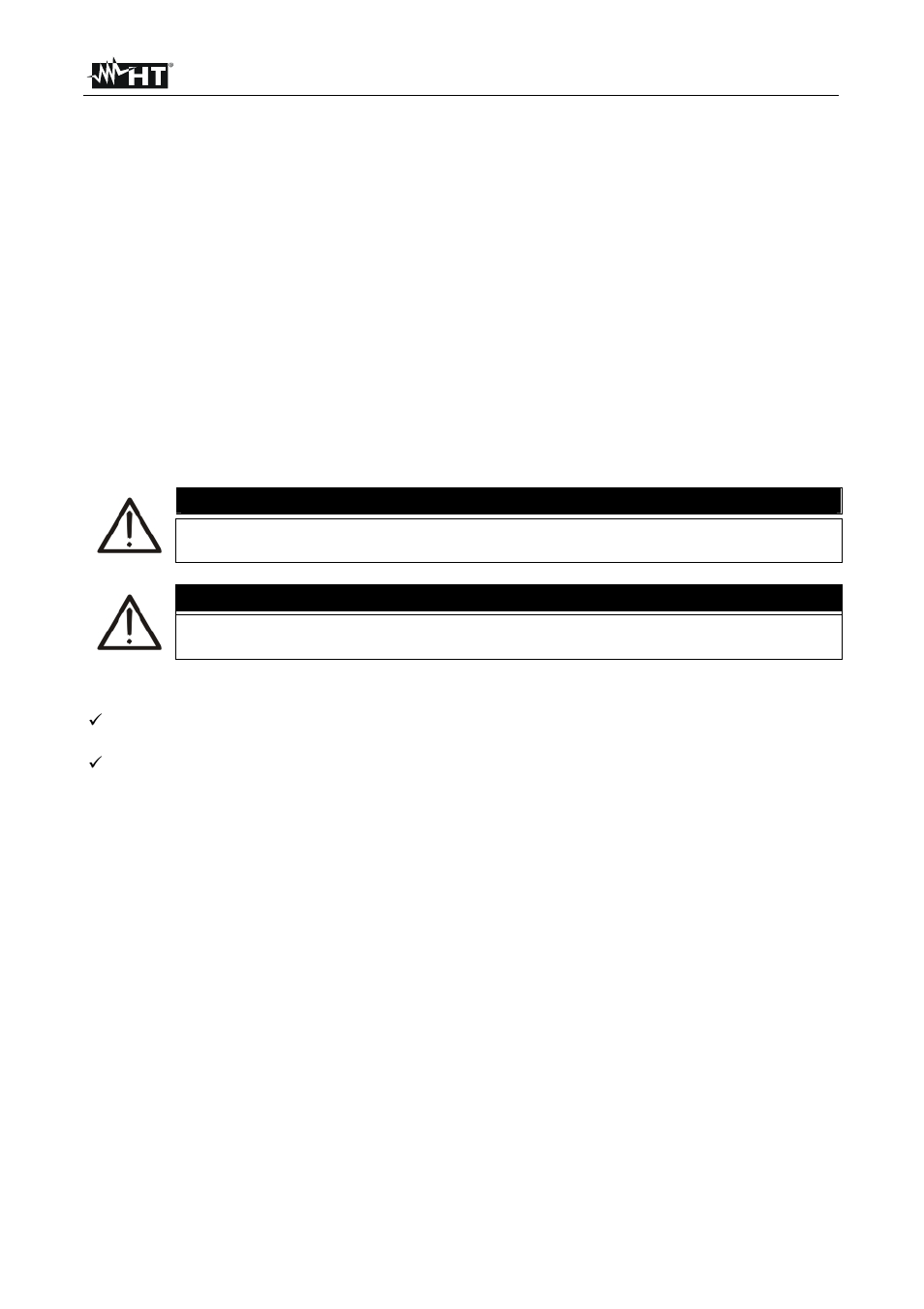 Prepare to use, Caution | HT instruments VEGA78 User Manual | Page 8 / 128