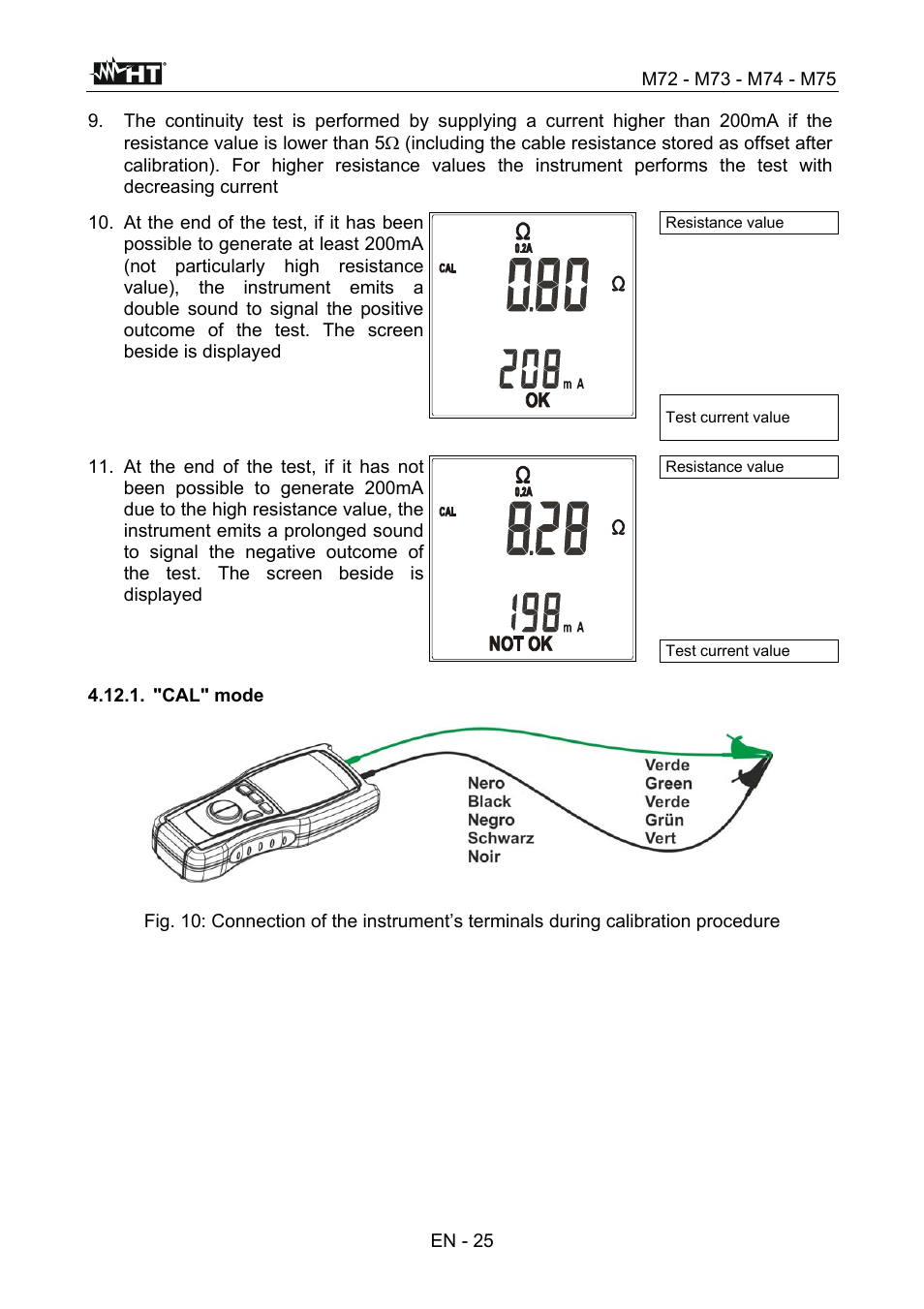 HT instruments М75 User Manual | Page 27 / 48