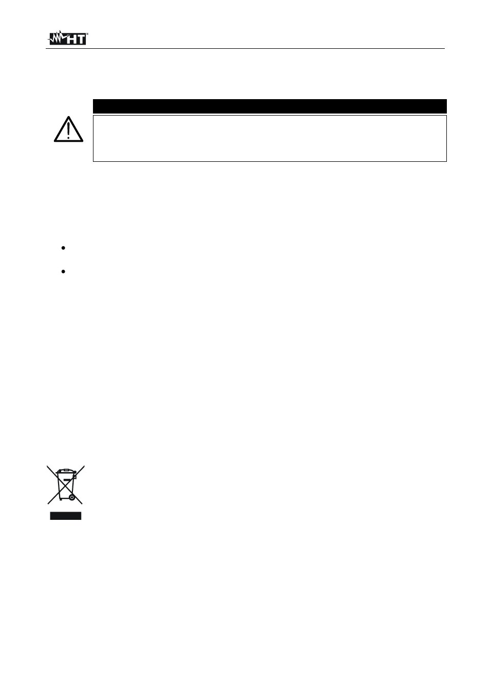 Bedienungsanweisungen, Achtung, Wartung | HT instruments HT82 User Manual | Page 33 / 36