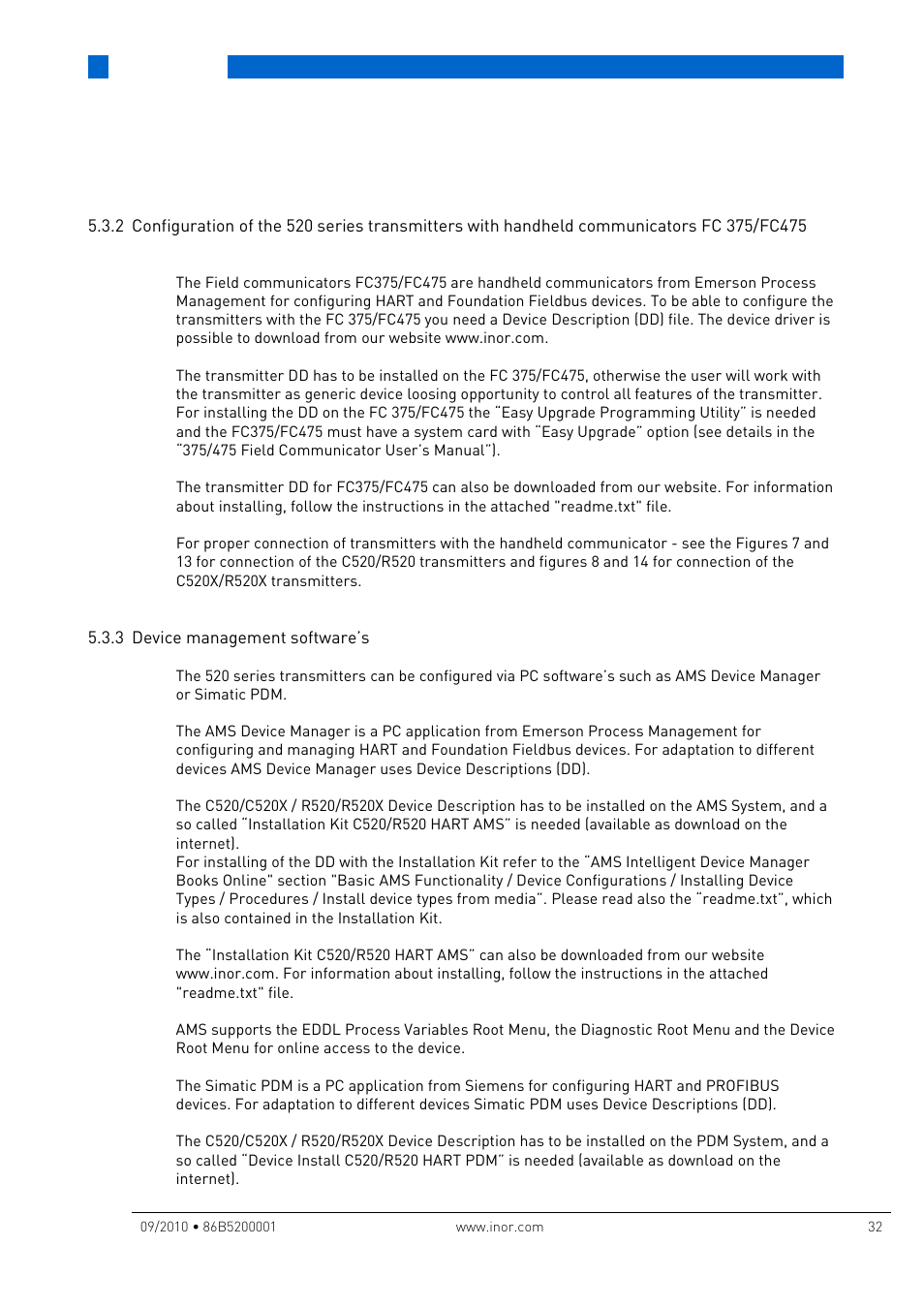 3 device management software’s, Device management software’s, Operation | INOR IPAQ R520X User Manual | Page 32 / 52