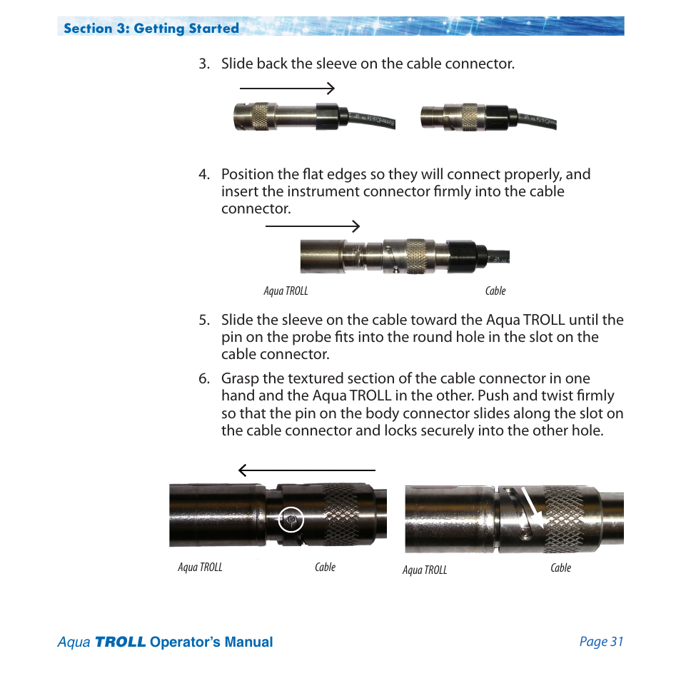 In-Situ Aqua TROLL 100 and 200 Operators Manual User Manual | Page 31 / 94