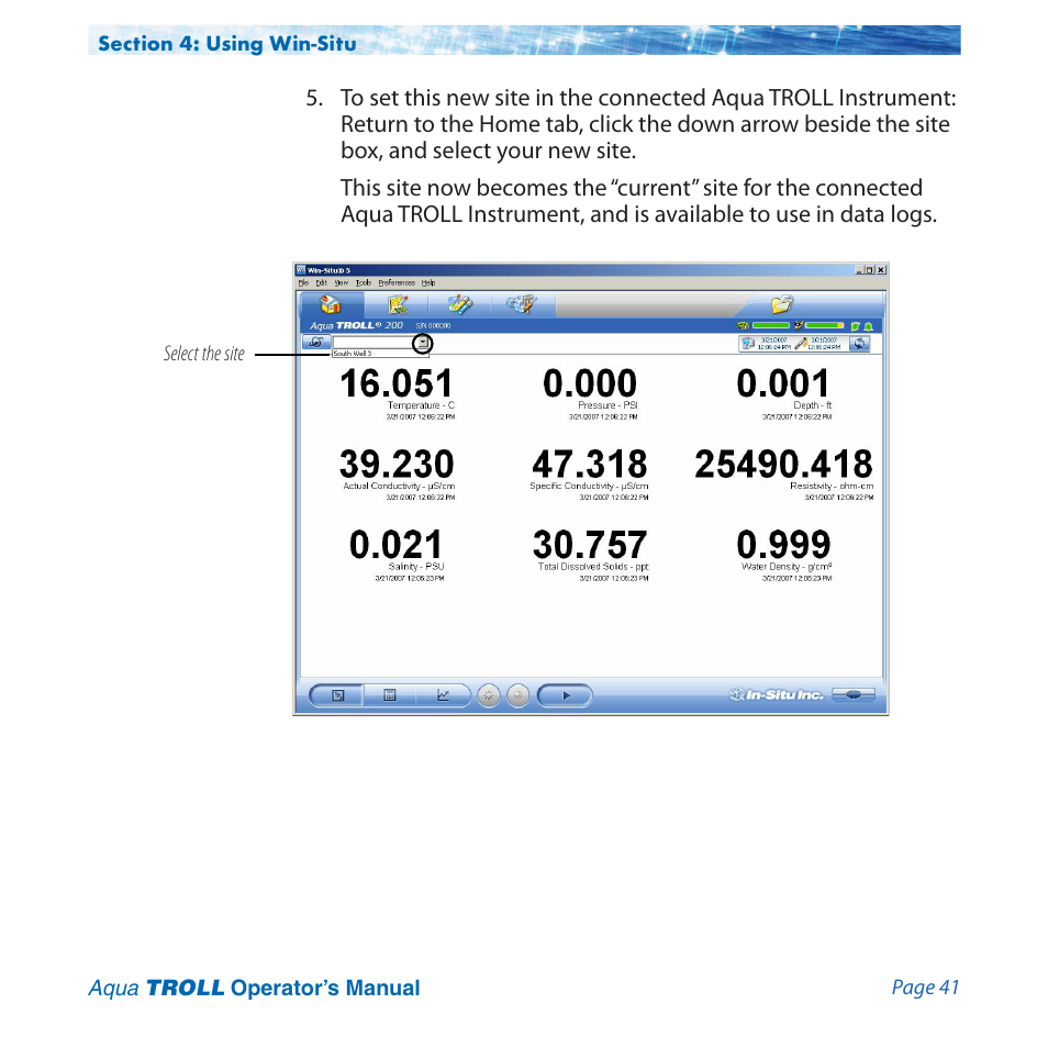 In-Situ Aqua TROLL 100 and 200 Operators Manual User Manual | Page 41 / 94