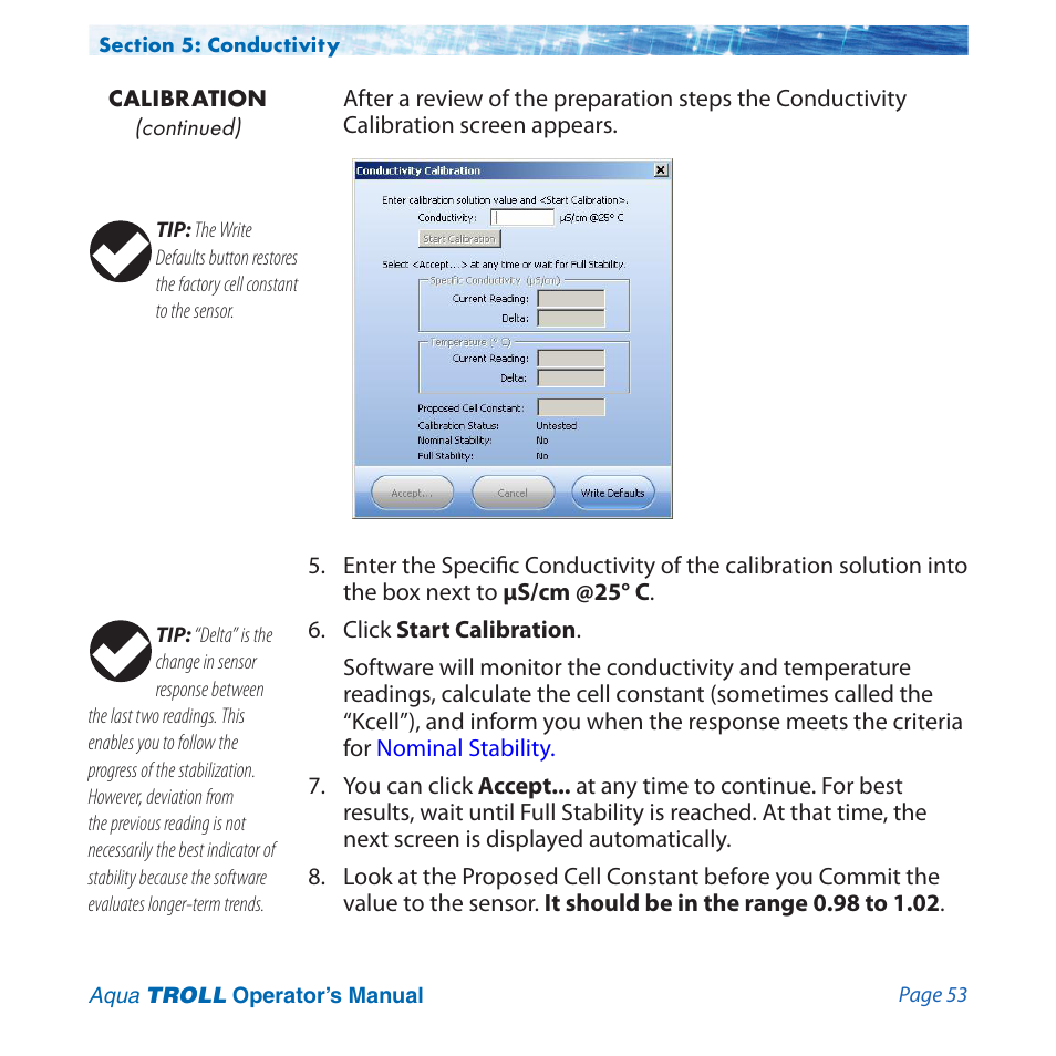 In-Situ Aqua TROLL 100 and 200 Operators Manual User Manual | Page 53 / 94