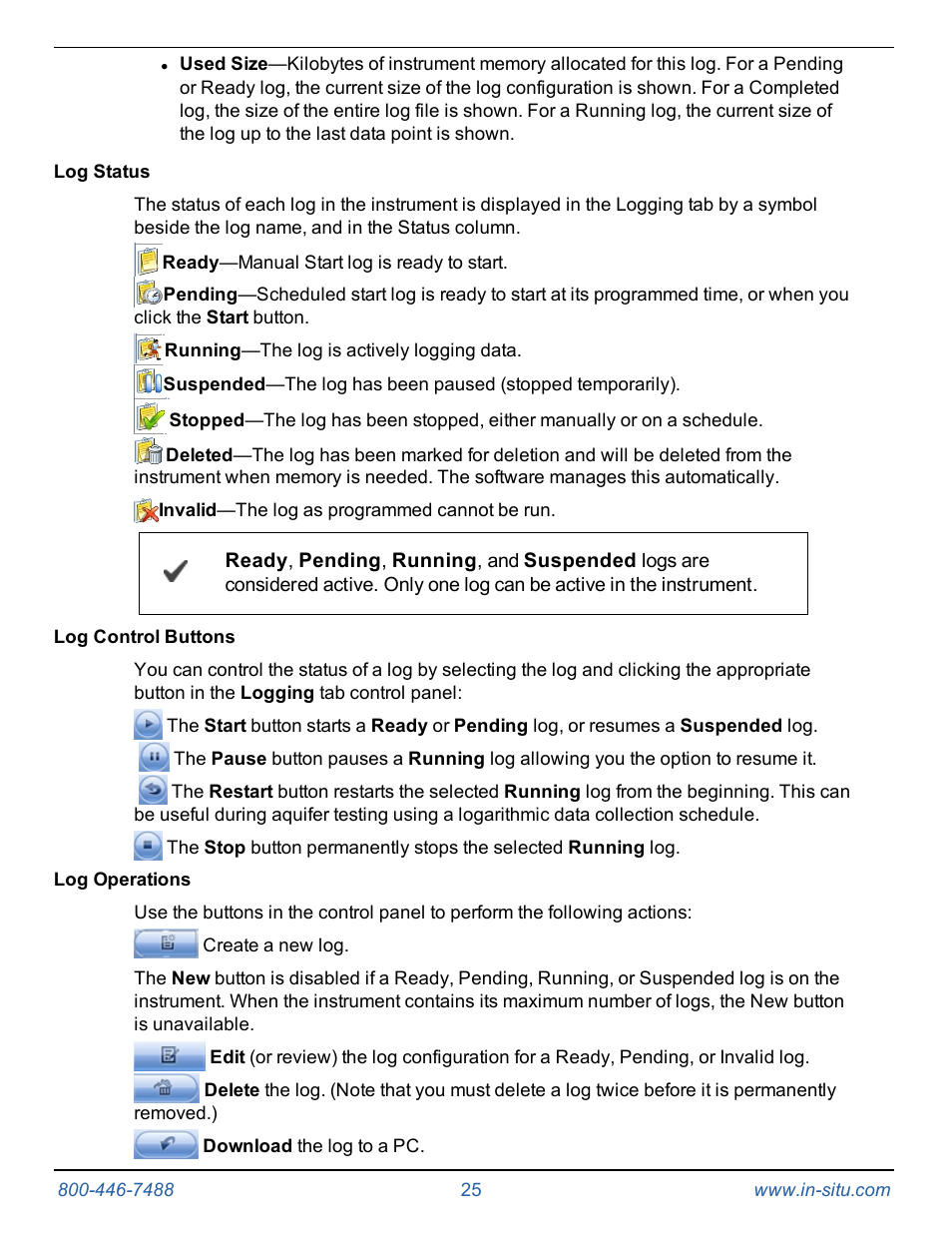 In-Situ Rugged TROLL 100/200 Operators Manual User Manual | Page 25 / 46