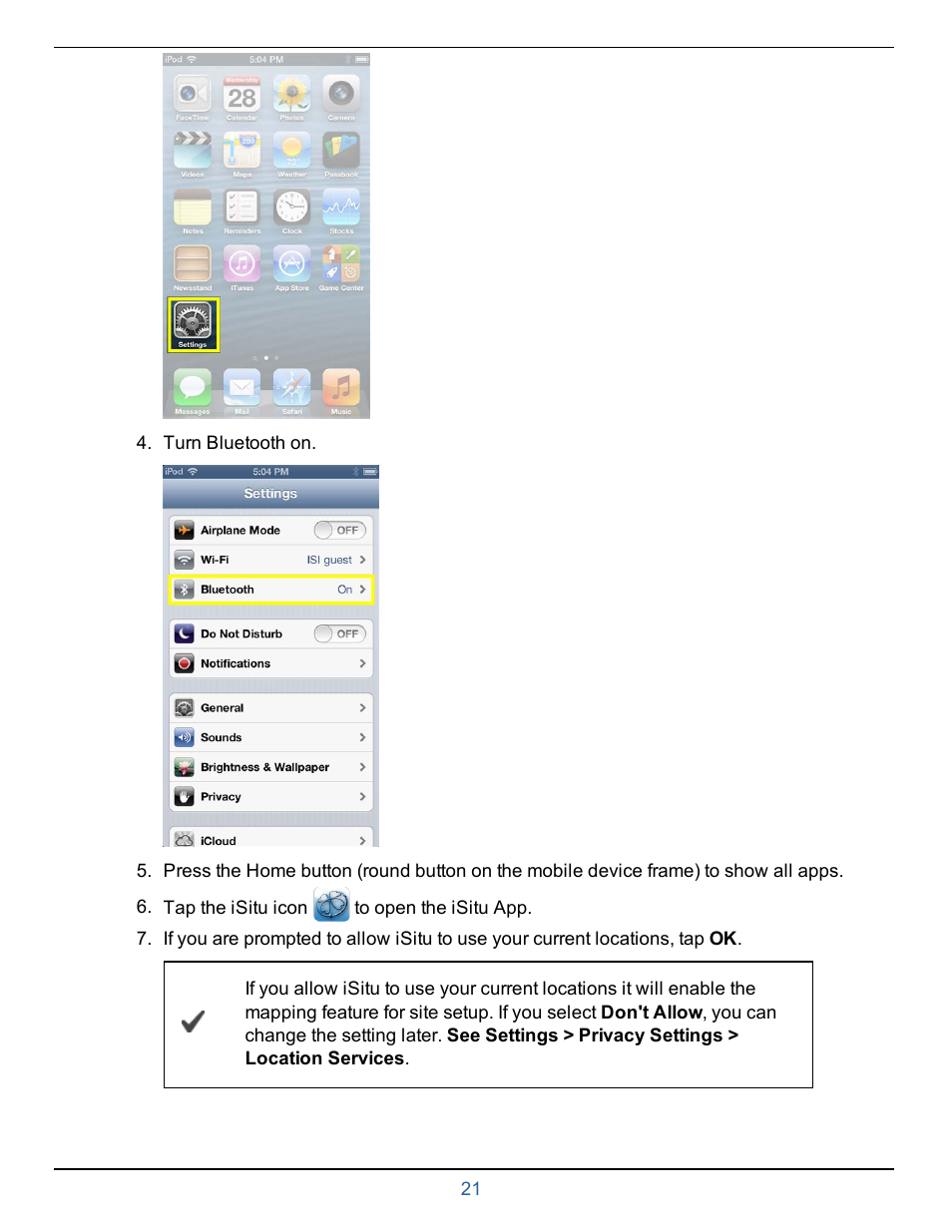 In-Situ smarTROLL Multiparameter Handheld Operators Manual User Manual | Page 21 / 71