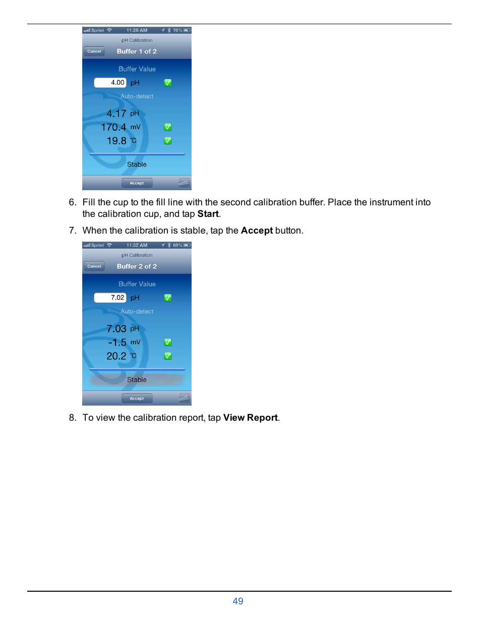 In-Situ smarTROLL Multiparameter Handheld Operators Manual User Manual | Page 49 / 71