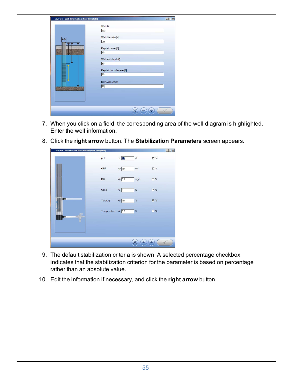 In-Situ smarTROLL Multiparameter Handheld Operators Manual User Manual | Page 55 / 71