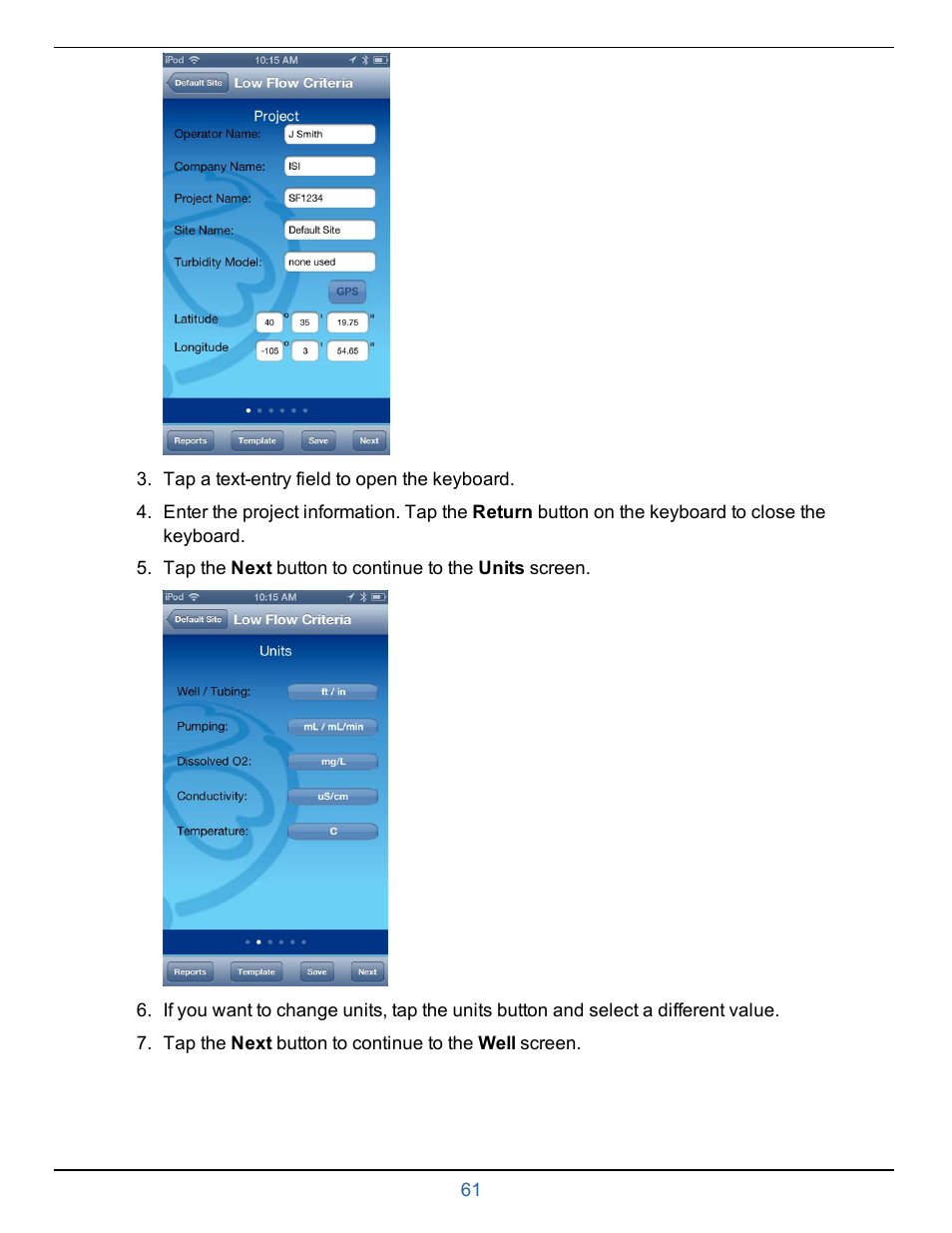 In-Situ smarTROLL Multiparameter Handheld Operators Manual User Manual | Page 61 / 71