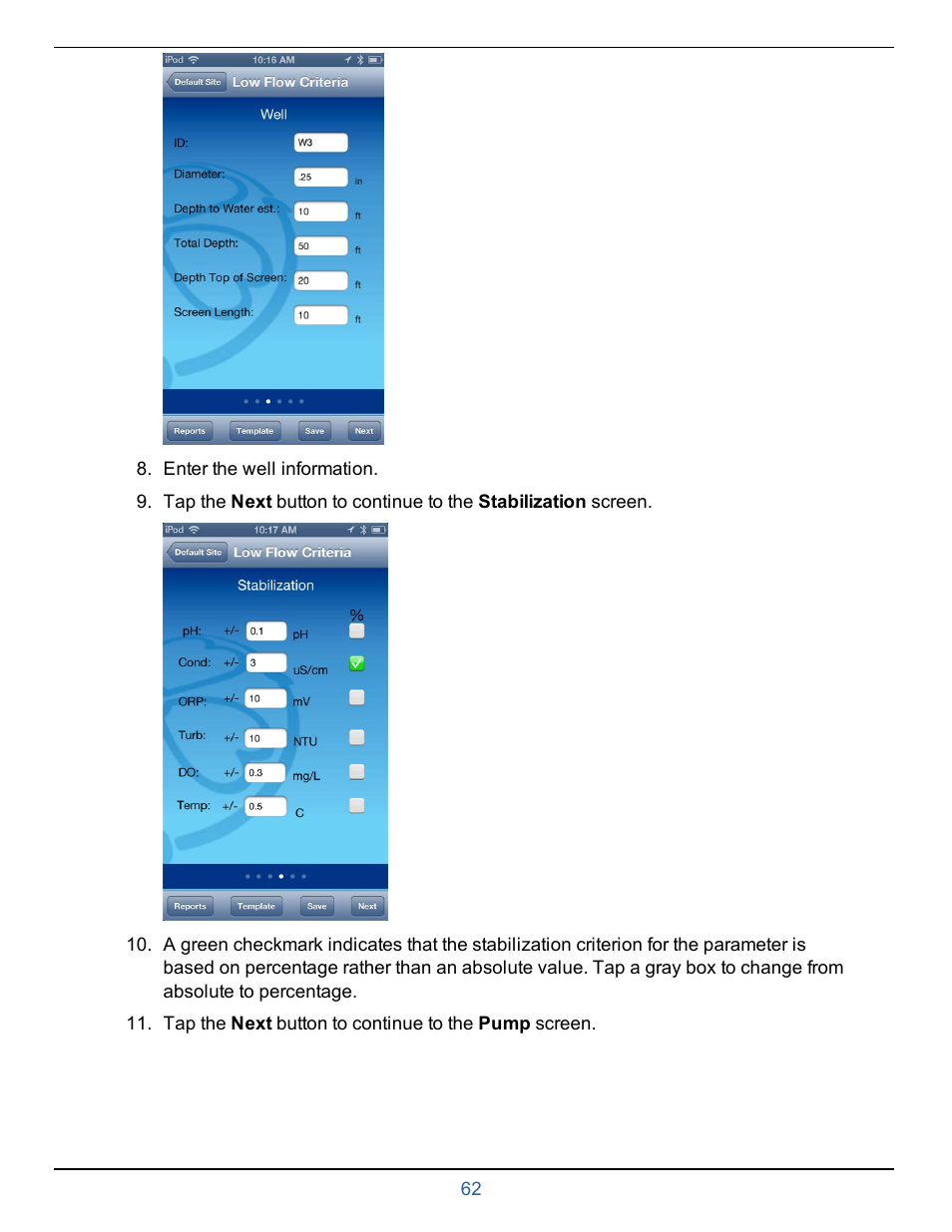In-Situ smarTROLL Multiparameter Handheld Operators Manual User Manual | Page 62 / 71