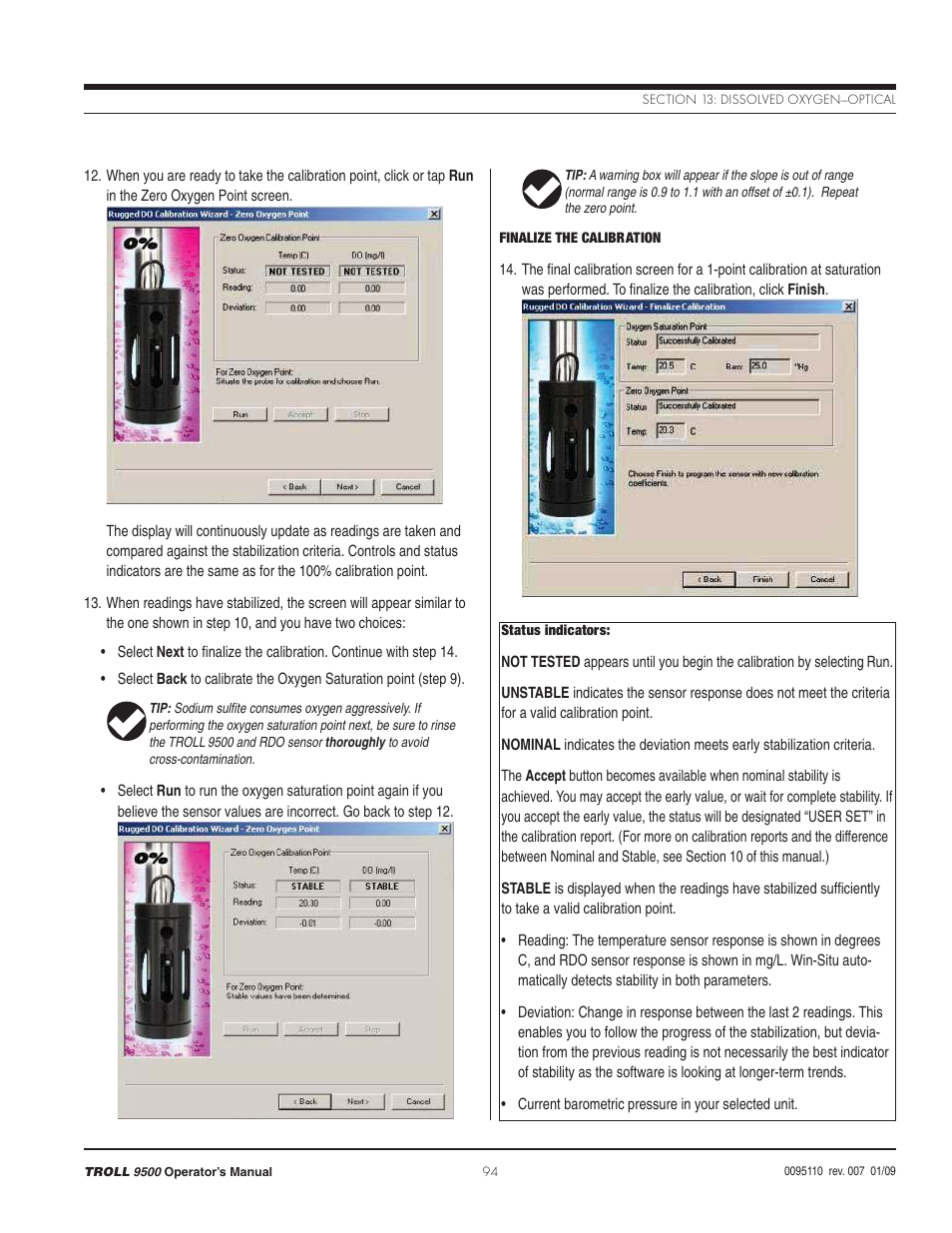 In-Situ TROLL 9500 Operators Manual User Manual | Page 101 / 164