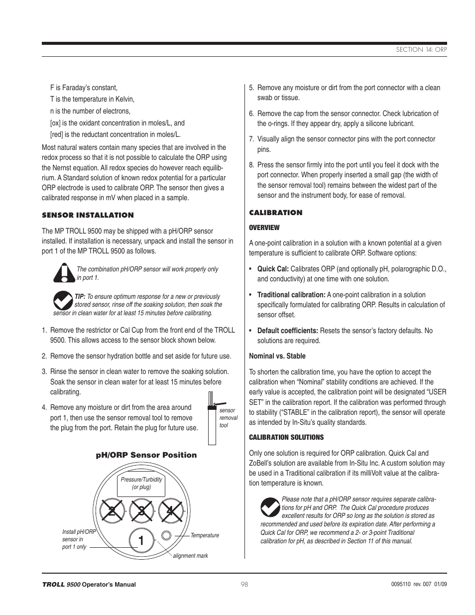 In-Situ TROLL 9500 Operators Manual User Manual | Page 105 / 164