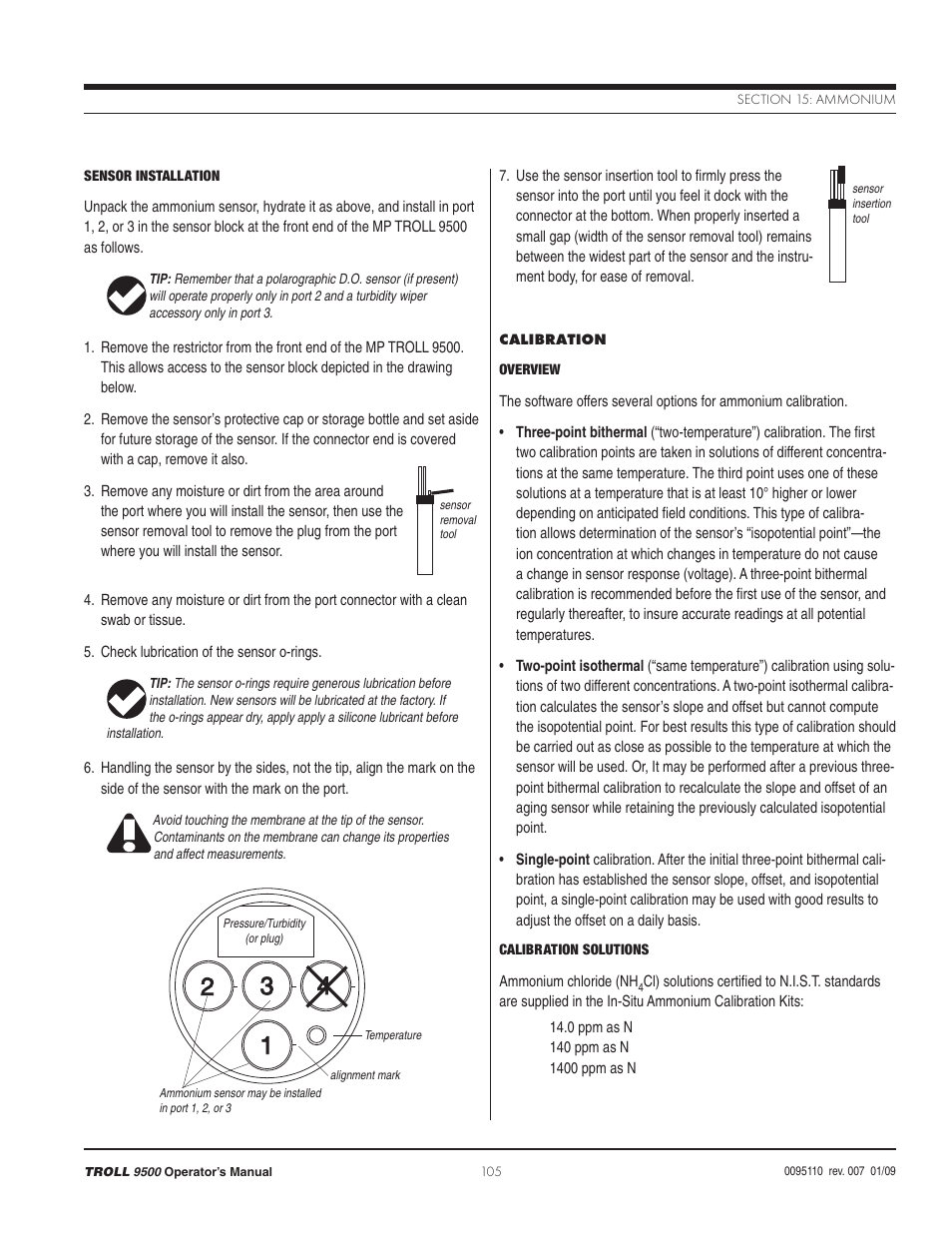 In-Situ TROLL 9500 Operators Manual User Manual | Page 110 / 164