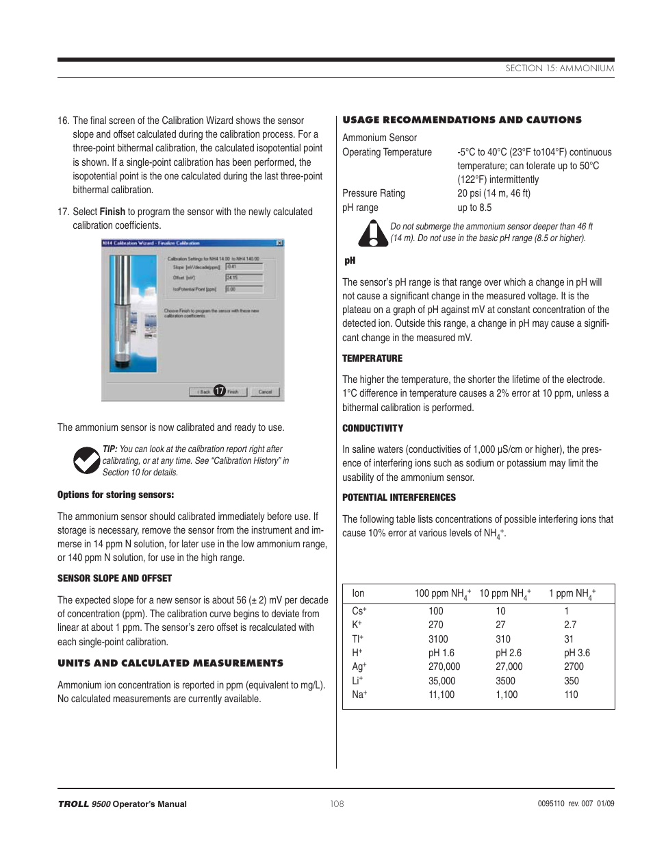 In-Situ TROLL 9500 Operators Manual User Manual | Page 113 / 164