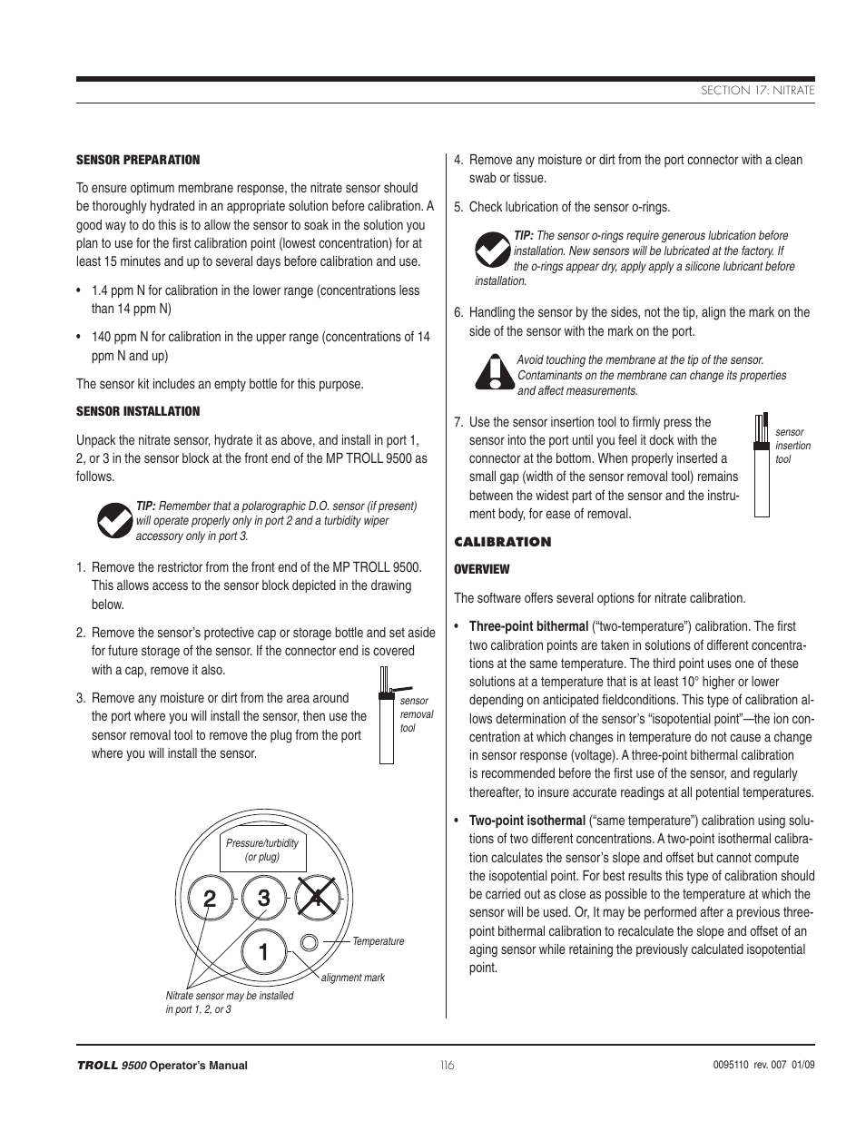 In-Situ TROLL 9500 Operators Manual User Manual | Page 121 / 164