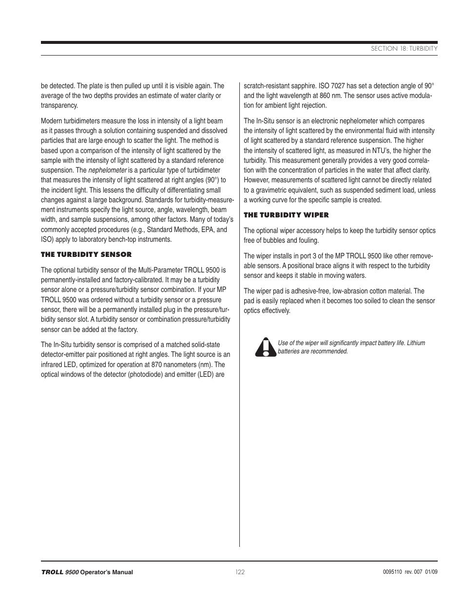 In-Situ TROLL 9500 Operators Manual User Manual | Page 127 / 164