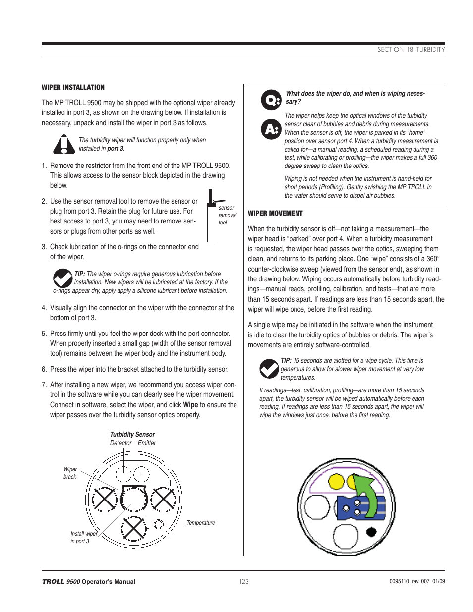 Q: a | In-Situ TROLL 9500 Operators Manual User Manual | Page 128 / 164