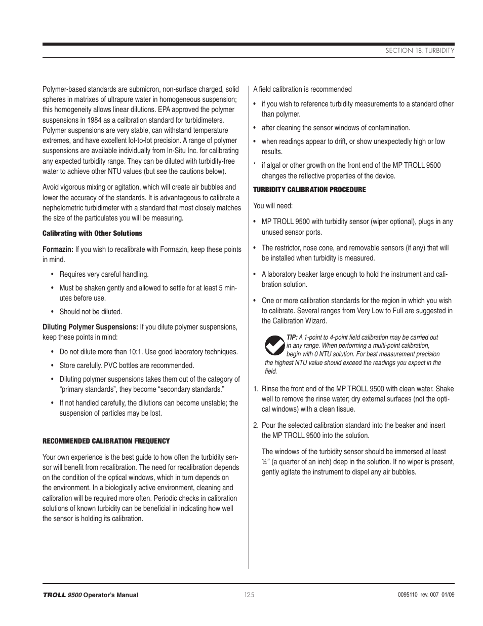 In-Situ TROLL 9500 Operators Manual User Manual | Page 130 / 164