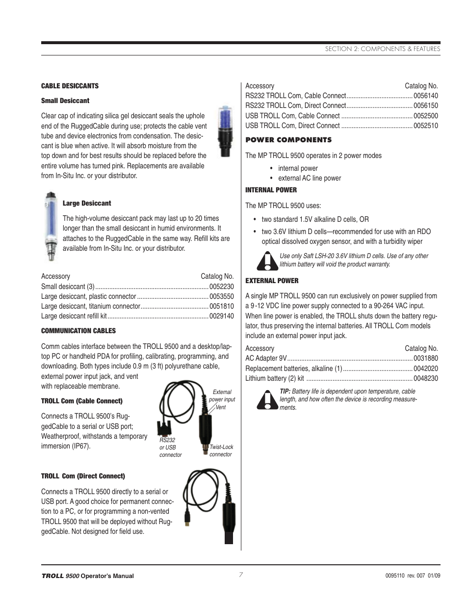 In-Situ TROLL 9500 Operators Manual User Manual | Page 14 / 164