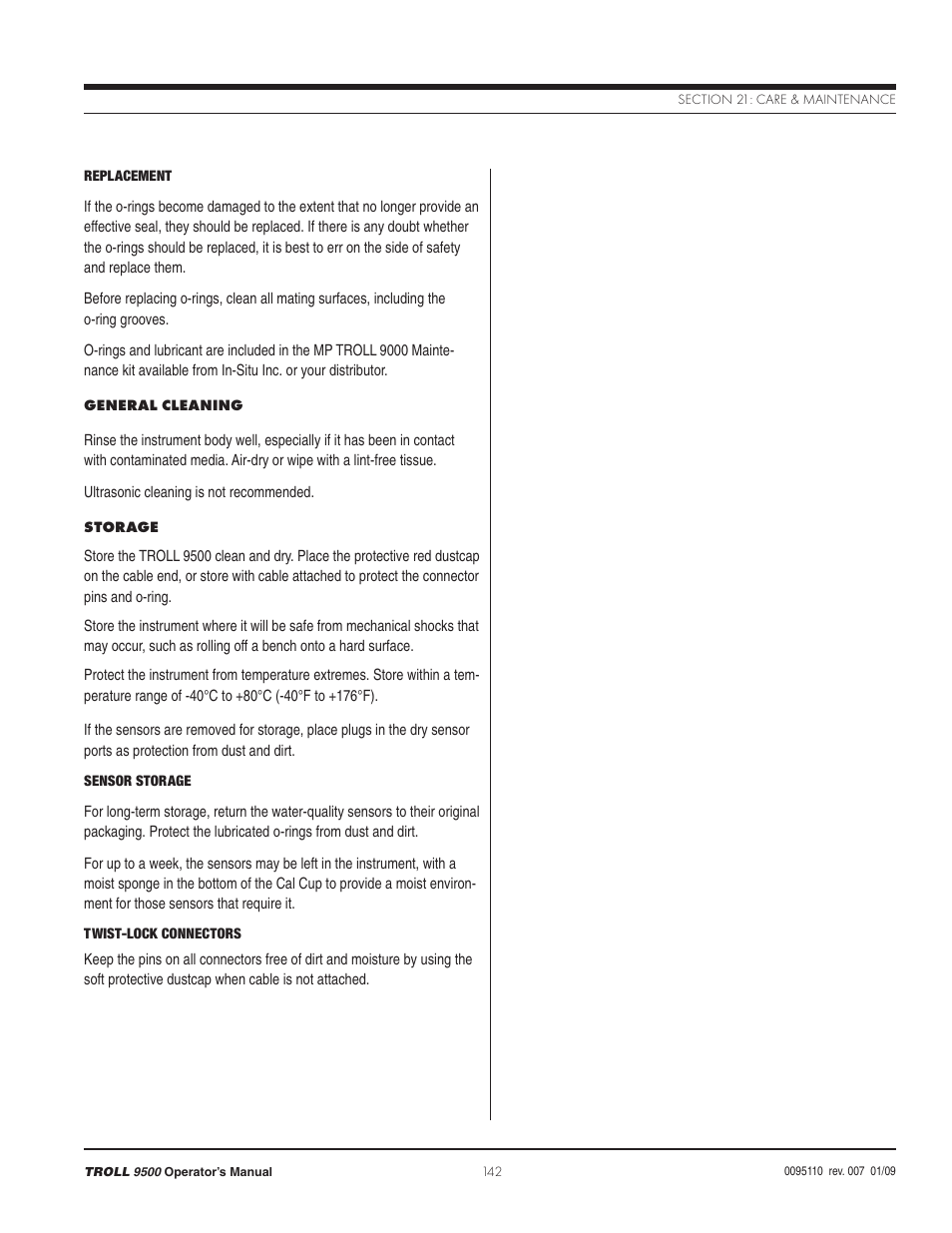 In-Situ TROLL 9500 Operators Manual User Manual | Page 147 / 164