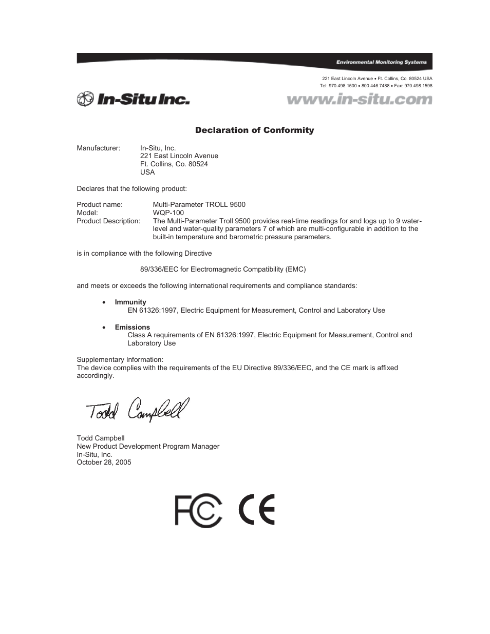 In-Situ TROLL 9500 Operators Manual User Manual | Page 163 / 164