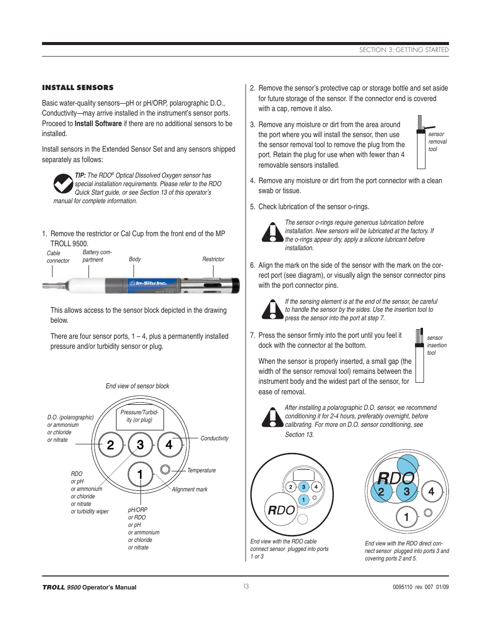 In-Situ TROLL 9500 Operators Manual User Manual | Page 20 / 164