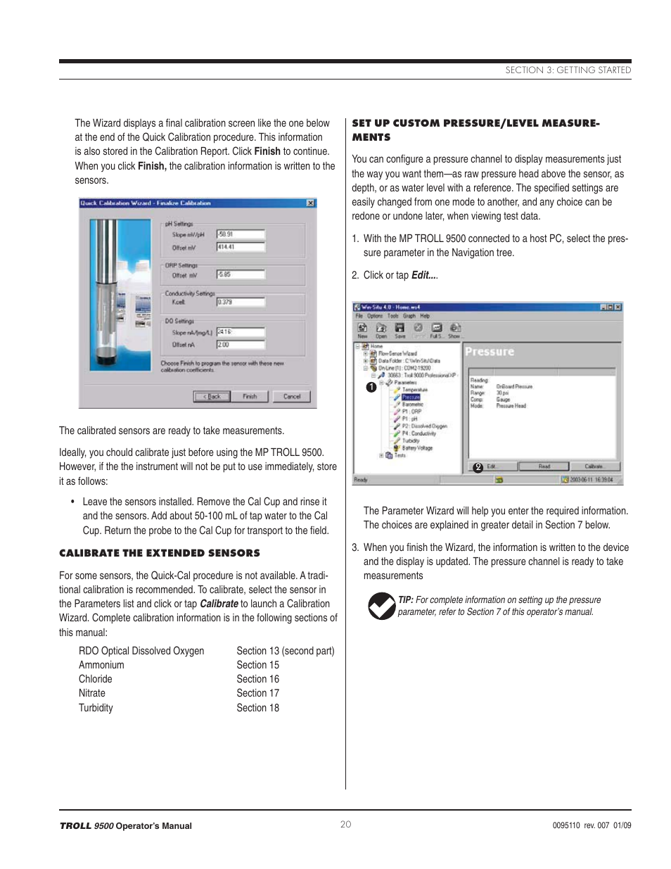 In-Situ TROLL 9500 Operators Manual User Manual | Page 27 / 164