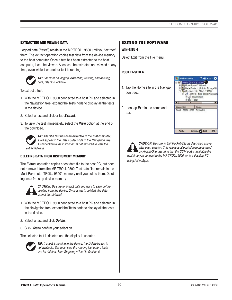 In-Situ TROLL 9500 Operators Manual User Manual | Page 37 / 164