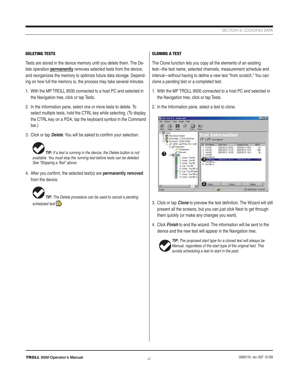 In-Situ TROLL 9500 Operators Manual User Manual | Page 48 / 164