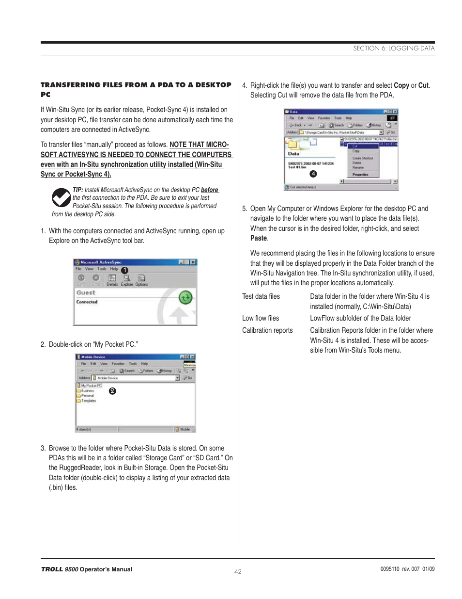 In-Situ TROLL 9500 Operators Manual User Manual | Page 49 / 164