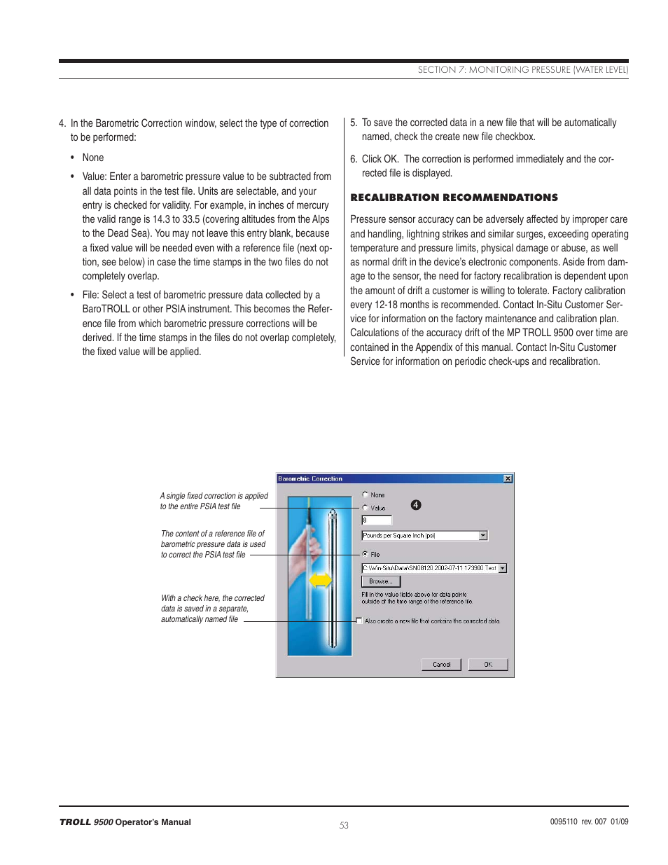 In-Situ TROLL 9500 Operators Manual User Manual | Page 60 / 164