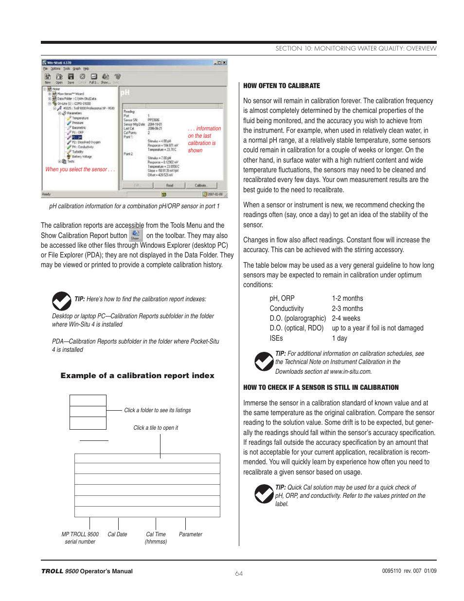 In-Situ TROLL 9500 Operators Manual User Manual | Page 71 / 164