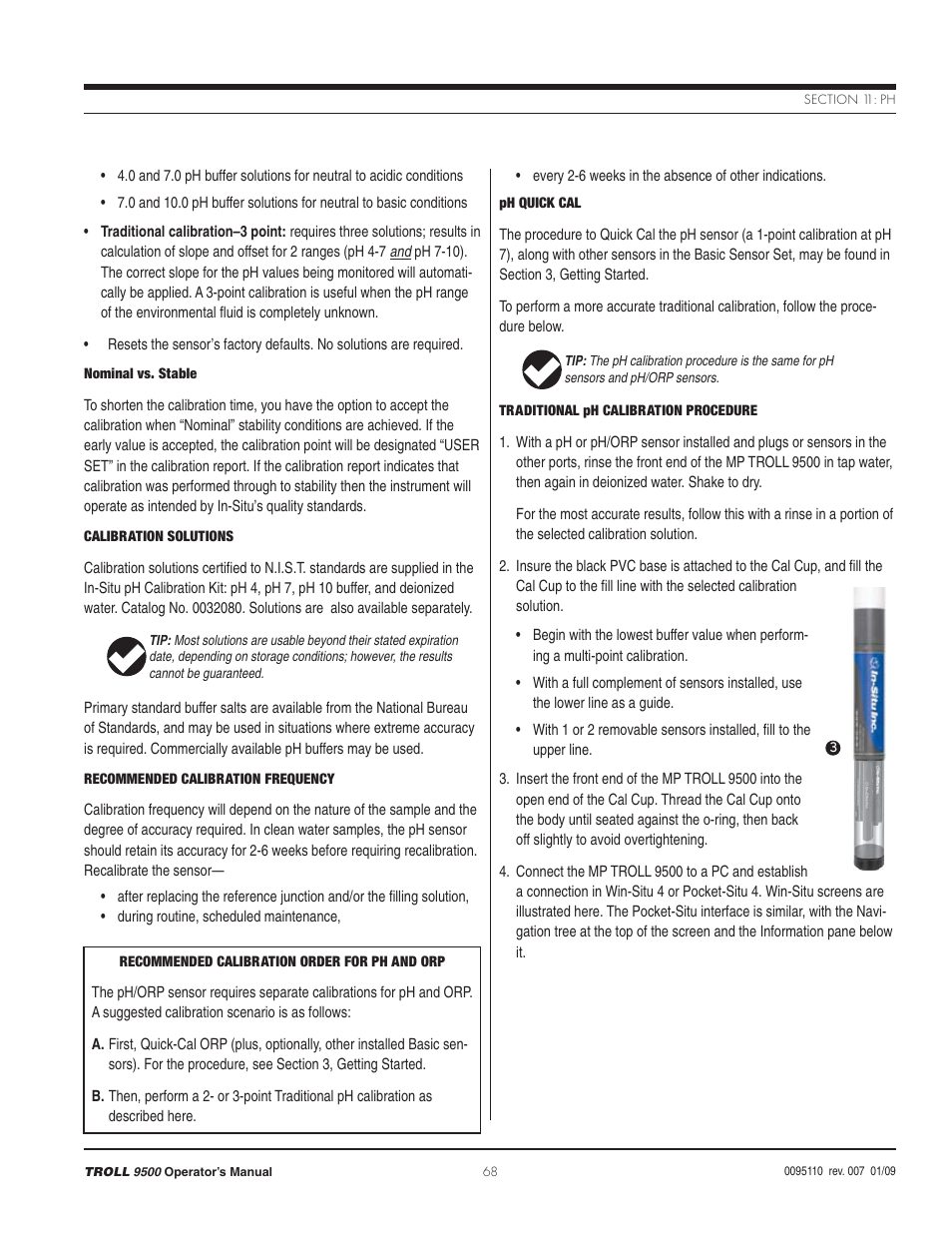 In-Situ TROLL 9500 Operators Manual User Manual | Page 75 / 164