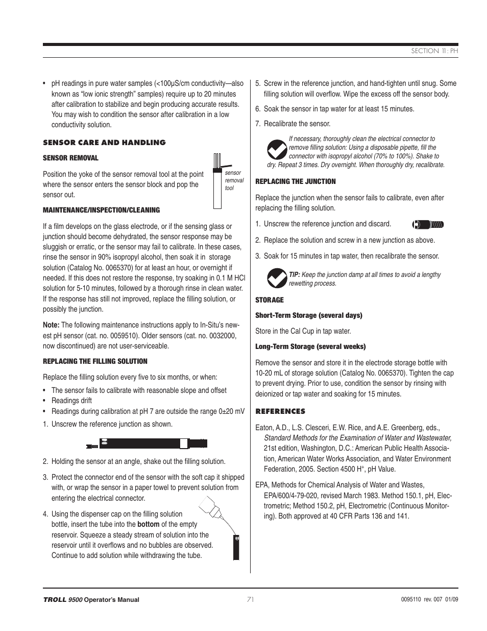 In-Situ TROLL 9500 Operators Manual User Manual | Page 78 / 164